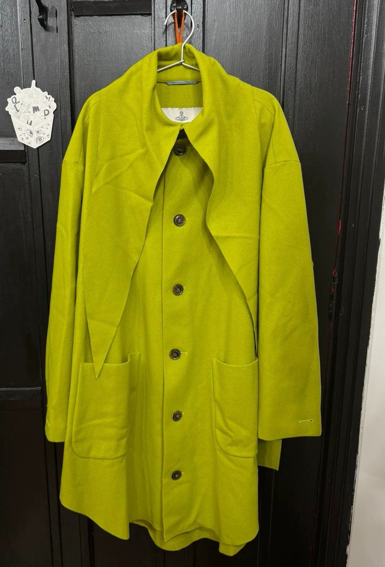Vivienne Westwood Vivienne Westwood Green Wool Coat - dmc Size US L / EU 52-54 / 3 - 1 Thumbnail
