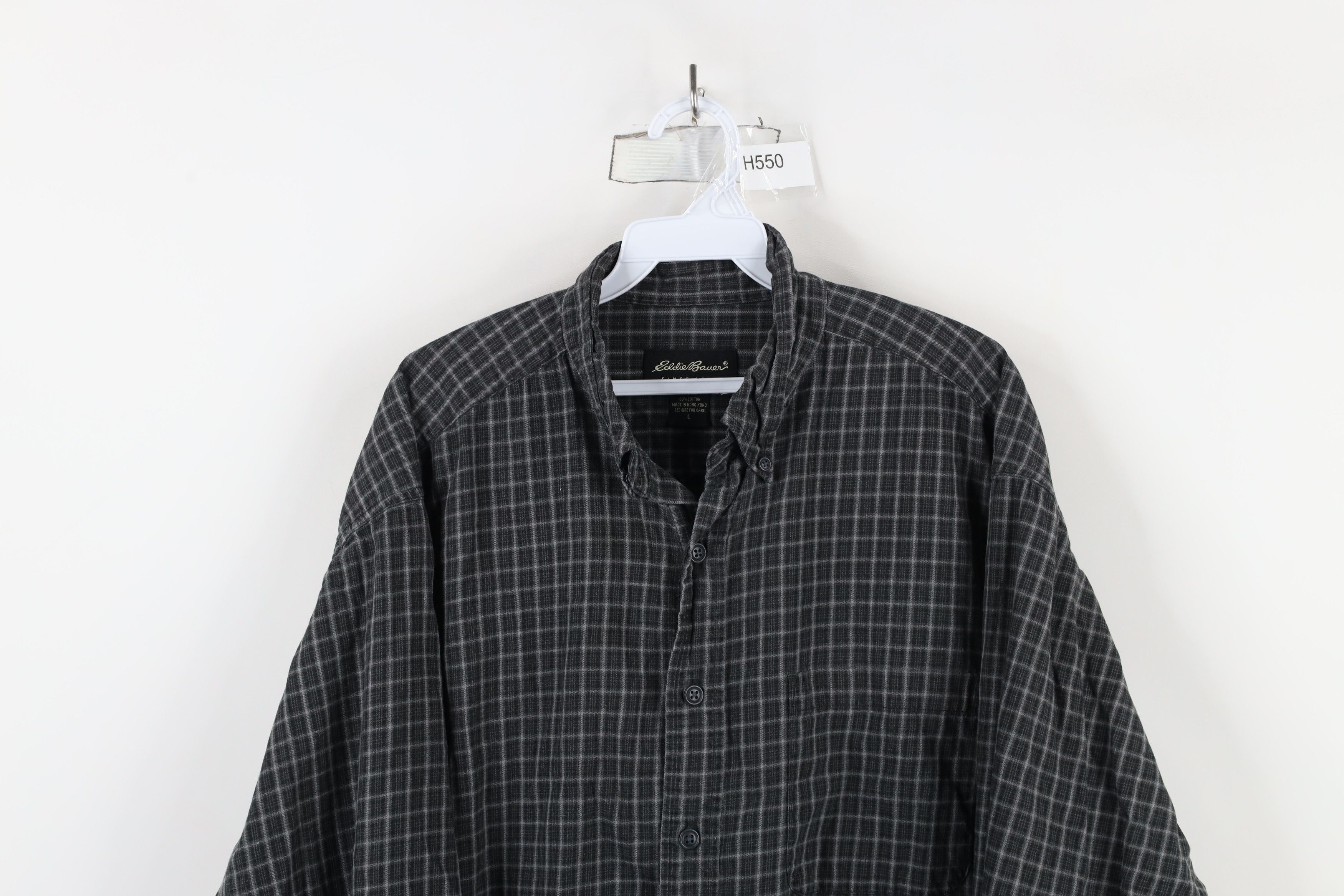 Eddie Bauer × Vintage Vintage 90s Eddie Bauer Lightweight Collared Button Shirt Size US L / EU 52-54 / 3 - 2 Thumbnail