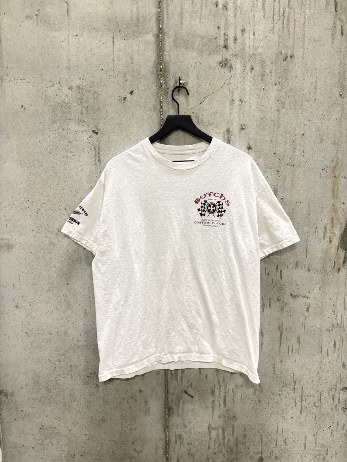 Vintage Vintage Butchs Cycle Shirt Faded Distressed Grunge Band WCC Size US XL / EU 56 / 4 - 2 Thumbnail