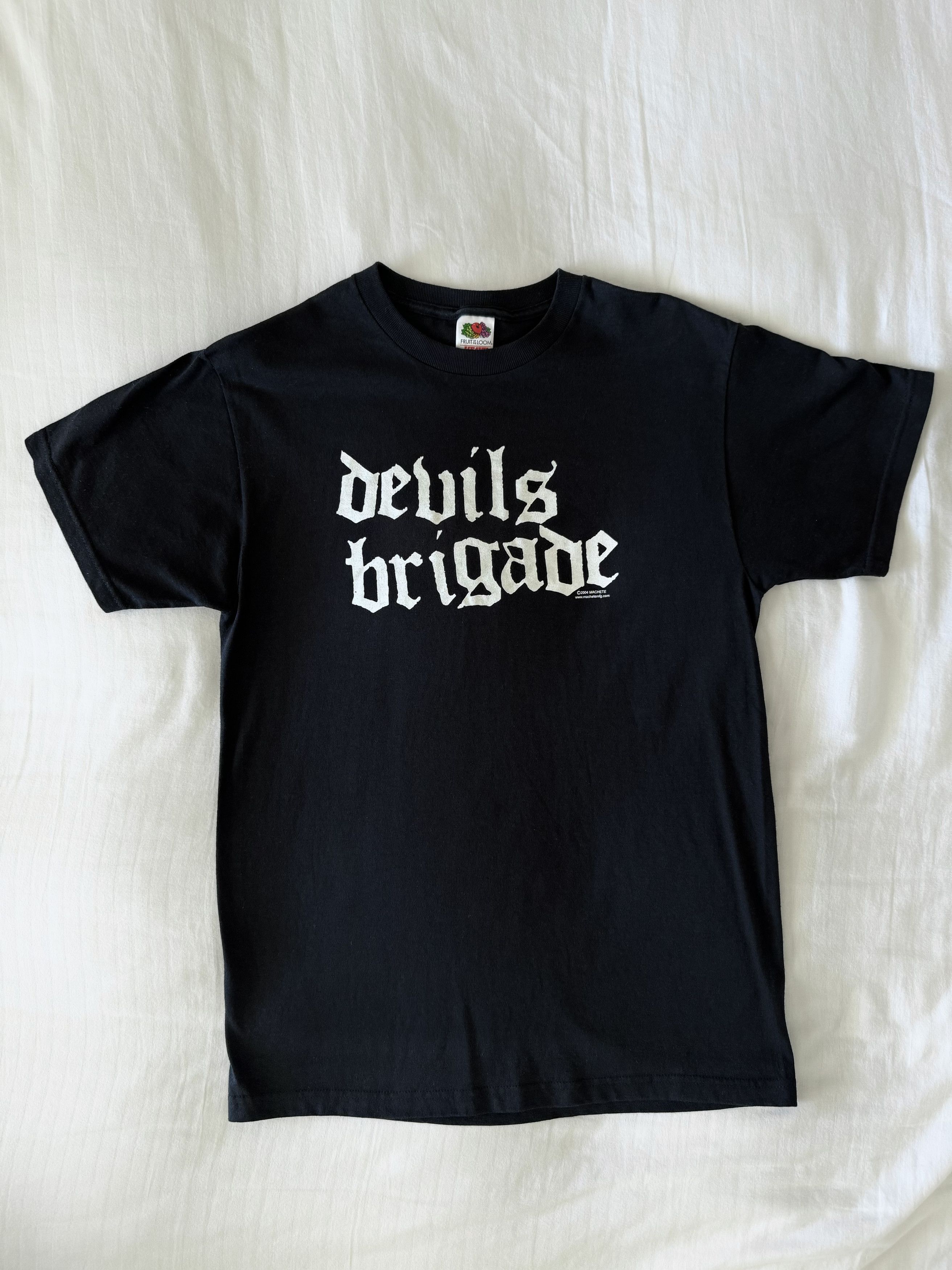 image of Band Tees x Vintage Devil’S Brigade 00S T-Shirt in Black, Men's (Size Medium)