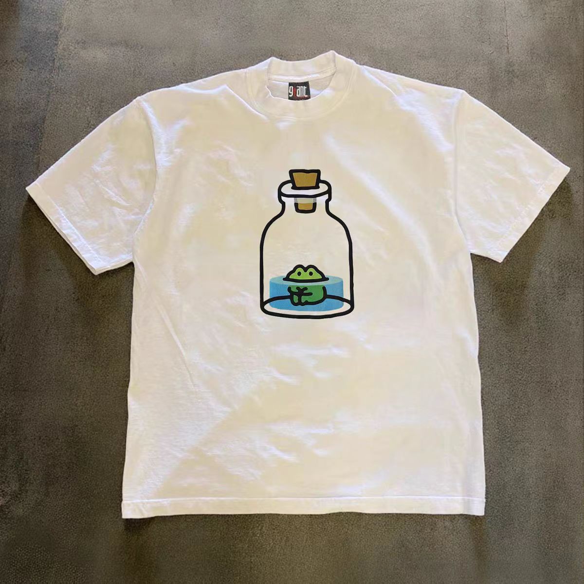Japanese Brand × Vintage Street washed retro fun frog print t-shirt Size US M / EU 48-50 / 2 - 1 Thumbnail