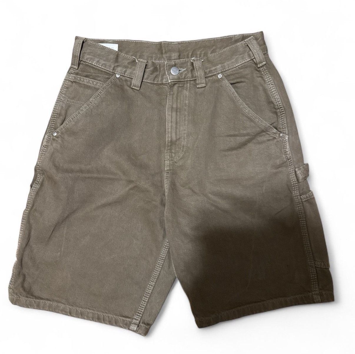 Zara Khaki Zara carpenter shorts Size US 29 - 1 Thumbnail