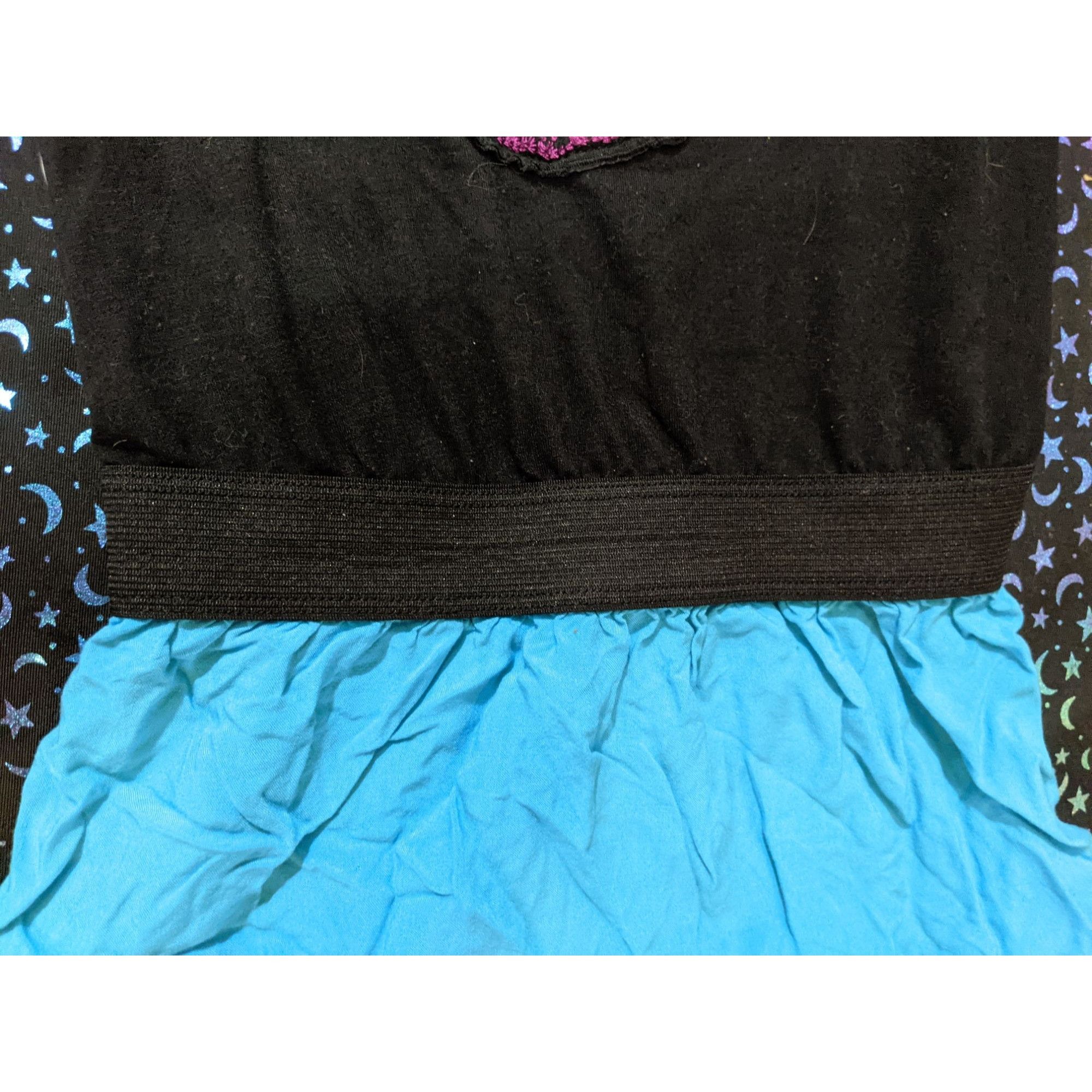 Other Delia's Black And Blue Fancy Collared Dress Size S / US 4 / IT 40 - 6 Thumbnail