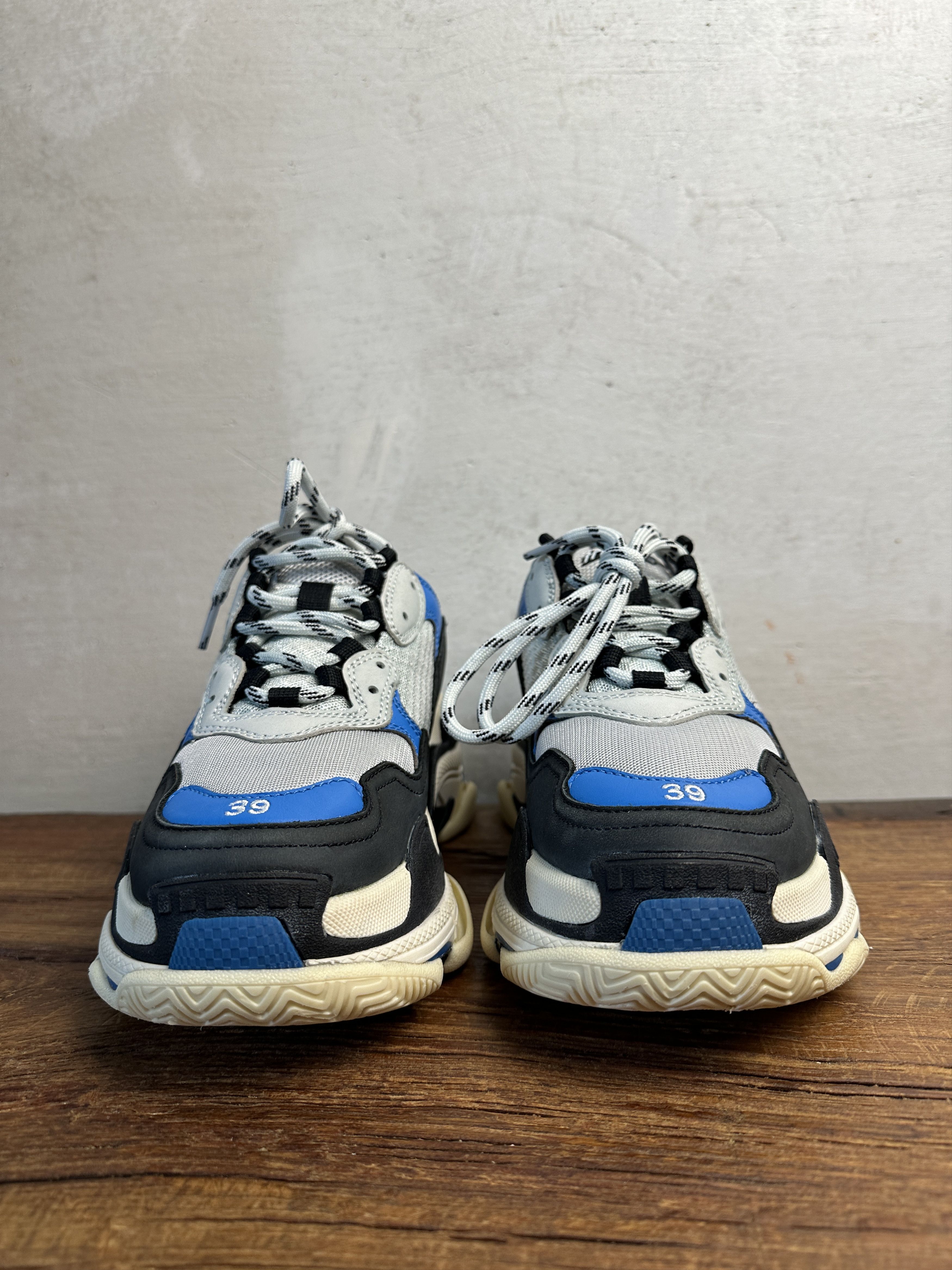 Balenciaga Balenciaga Triple S Black Blue Size US 9 / IT 39 - 7 Thumbnail