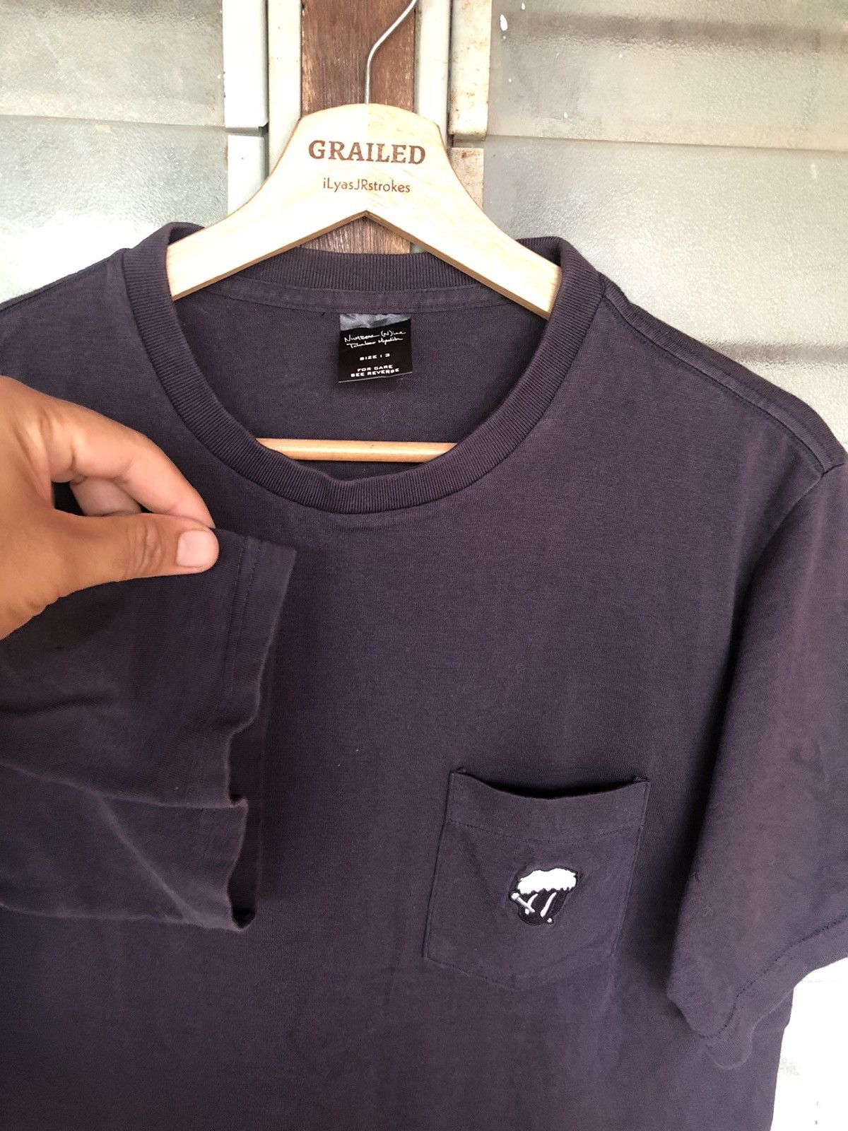 Number (N)ine Vintage 90's Number (N)ine Pocket Tee Shirt Size US M / EU 48-50 / 2 - 7 Thumbnail