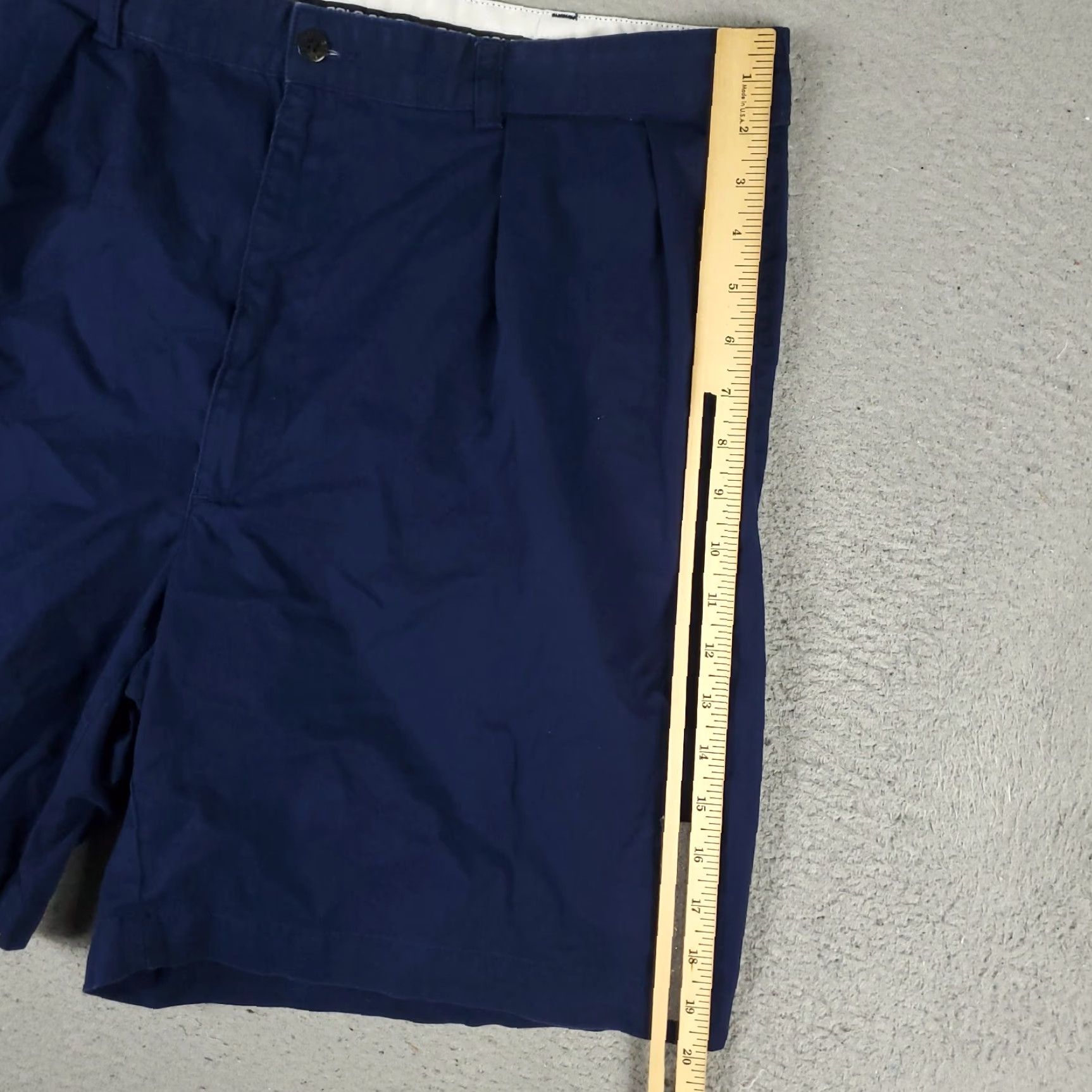 Ralph Lauren Ralph Lauren Chino Shorts Mens Size 38 Navy Blue Casual Pleated Size US 38 / EU 54 - 5 Thumbnail