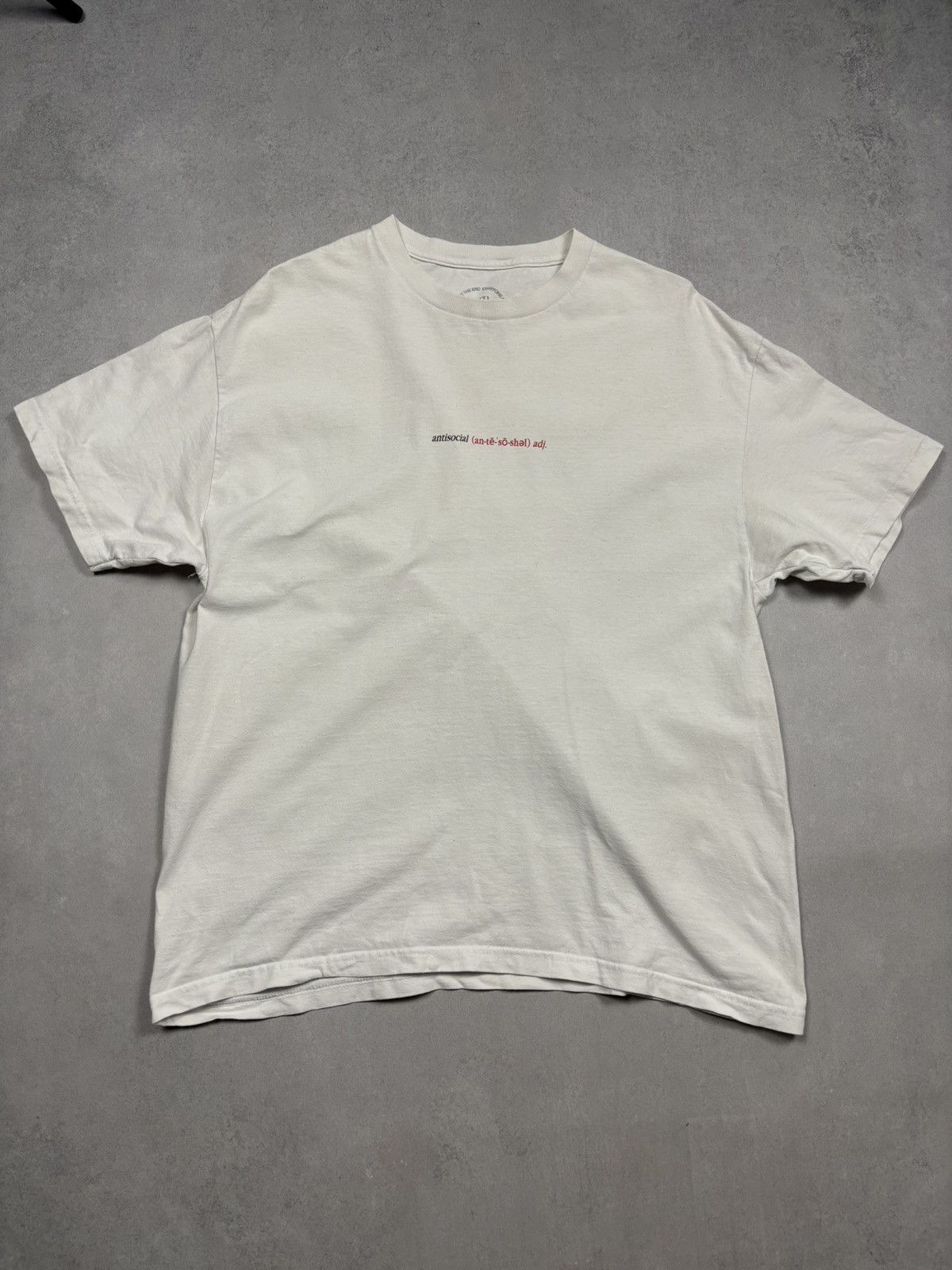 Anti Social Social Club Anti Social Social Club Logo T-Shirt ASSC White XL Size US XL / EU 56 / 4 - 2 Thumbnail