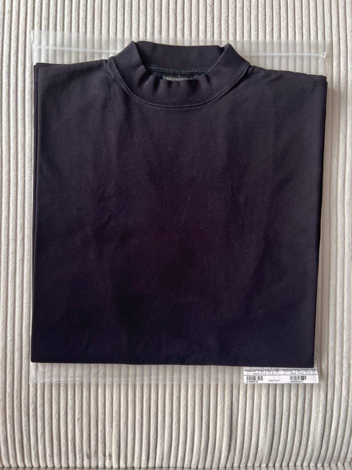 Balenciaga Balenciaga Sample Sticker Oversized Shirt black Size US M / EU 48-50 / 2 - 2 Thumbnail