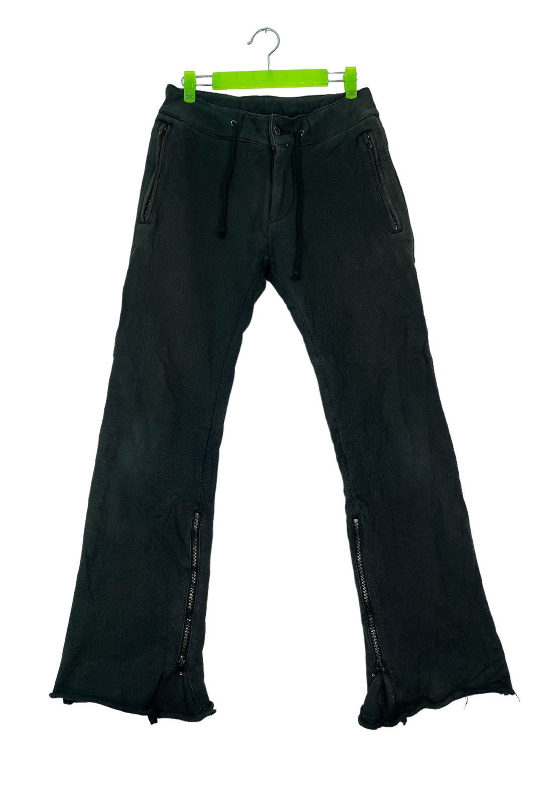 AKM × Japanese Brand Vtg AKM japan distressed design multi zip jogger pant Size US 29 - 1 Thumbnail