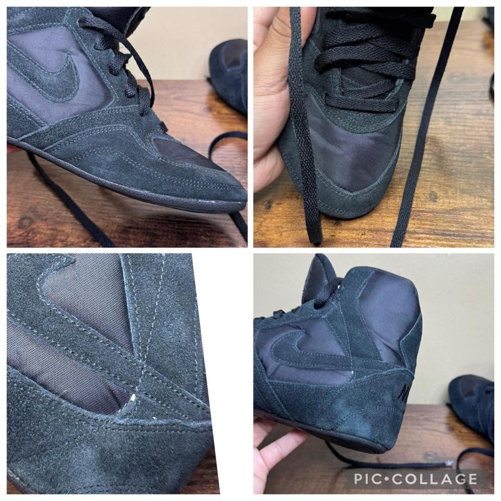 Nike Nike Greco Supreme Black leather suede 316552-001 Size US 5.5 / EU 38 - 7 Thumbnail
