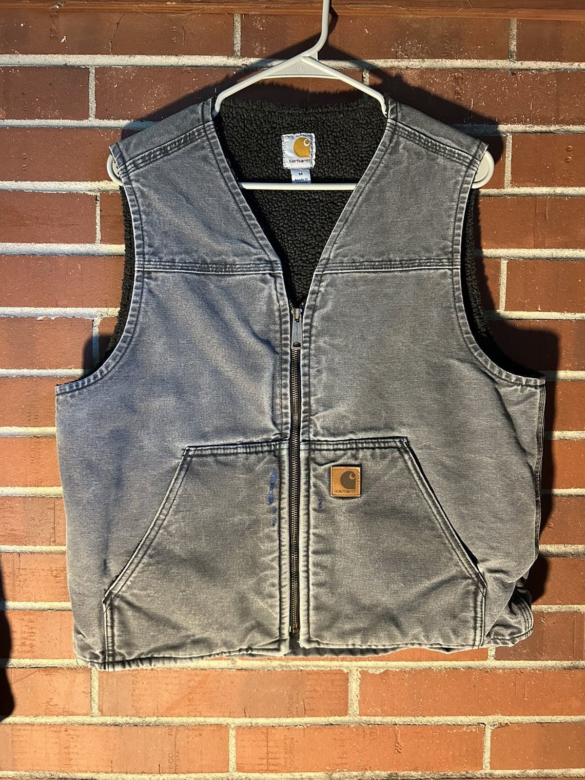 Carhartt × Vintage Vintage Carhartt Sherpa Lined Vest Size US M / EU 48-50 / 2 - 1 Thumbnail
