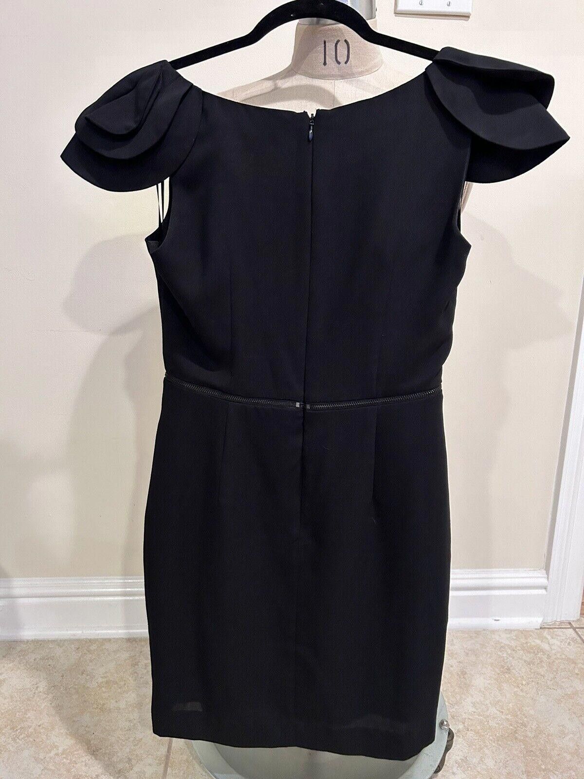 Designer BCBGeneration BCBG little black dress Asymmetric Zipper Sz 6 Size M / US 6-8 / IT 42-44 - 4 Thumbnail