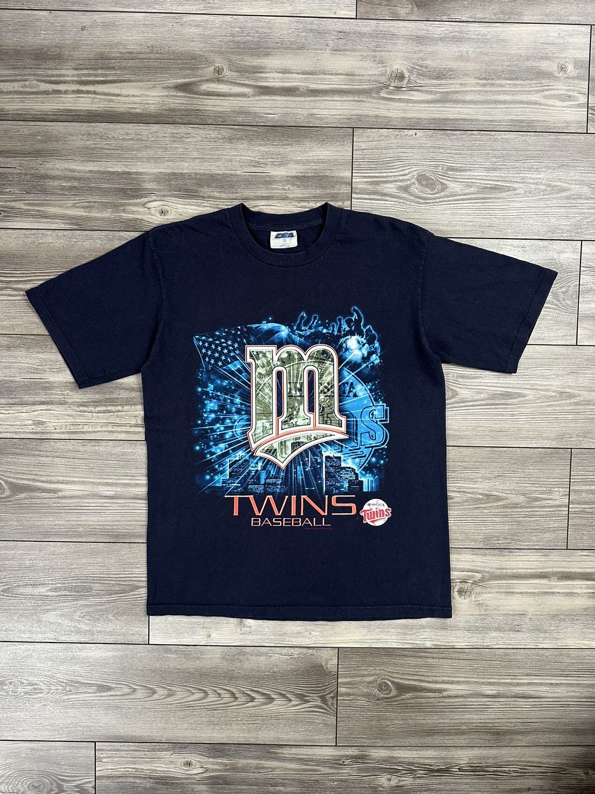 MLB Vintage Y2K Minnesota Twins T Shirt Size US L / EU 52-54 / 3 - 1 Thumbnail
