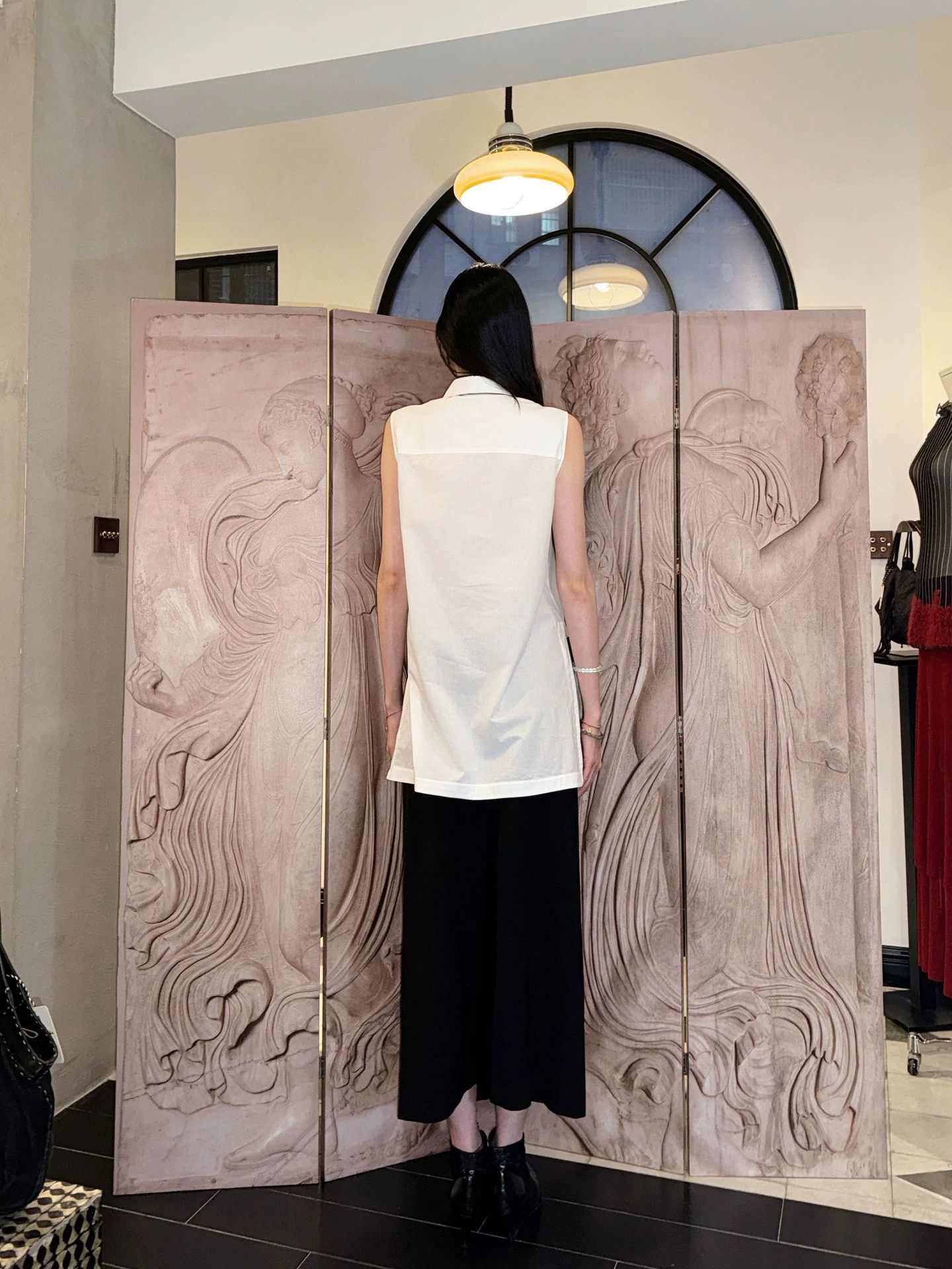 Helmut Lang Helmut Lang Minimal Sleeveless White Shirt S Vintage Size S / US 4 / IT 40 - 5 Thumbnail