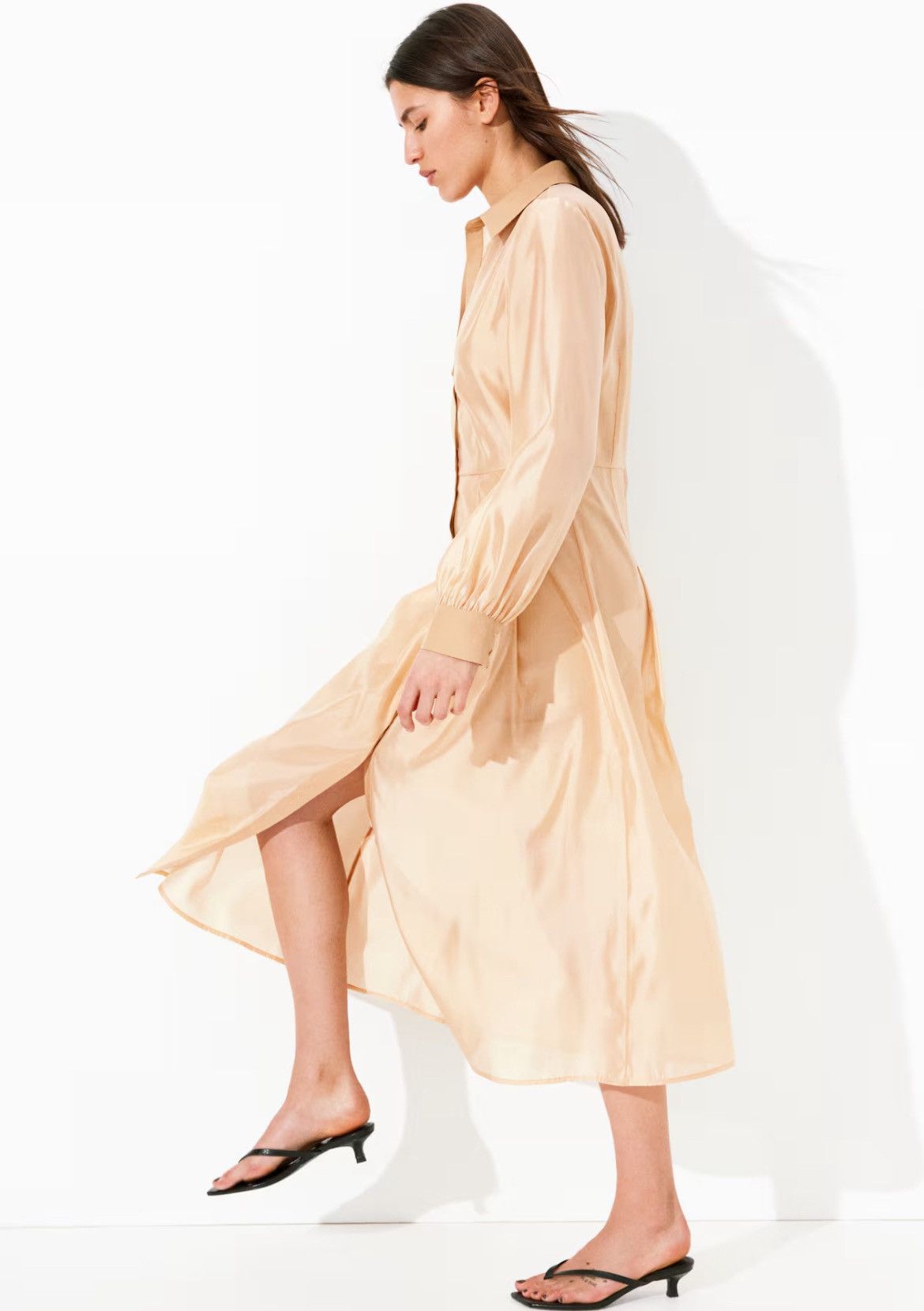 H&M studio collection shirt dress