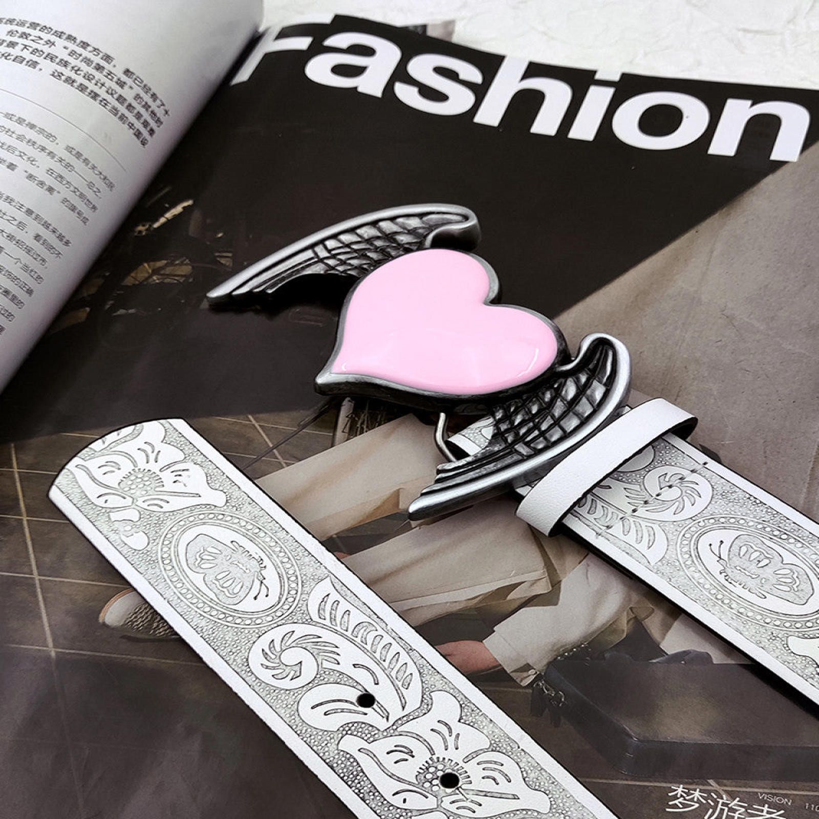 Other Chic Heart Winged Belt Size ONE SIZE - 6 Thumbnail
