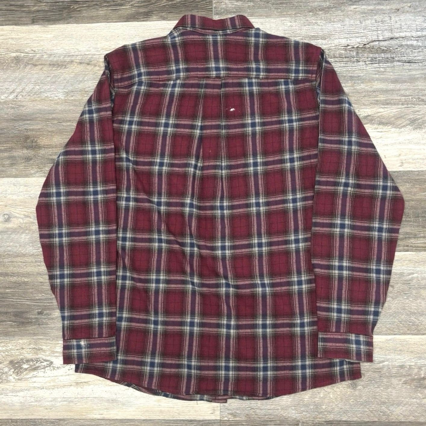 Eddie Bauer VINTAGE Eddie Bauer Red White Mens TL Relaxed Fit Plaid Tartan Flannel Button Down Shirt Size US L / EU 52-54 / 3 - 3 Thumbnail