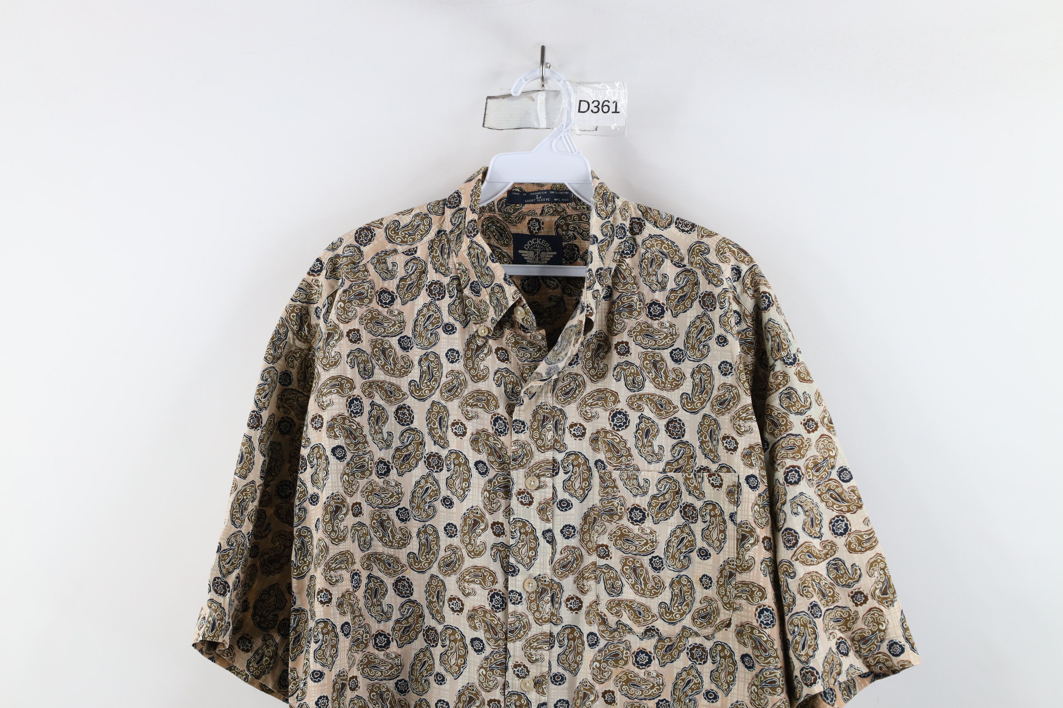 Vintage Vintage 90s Streetwear Short Sleeve Button Down Shirt Size US L / EU 52-54 / 3 - 2 Thumbnail