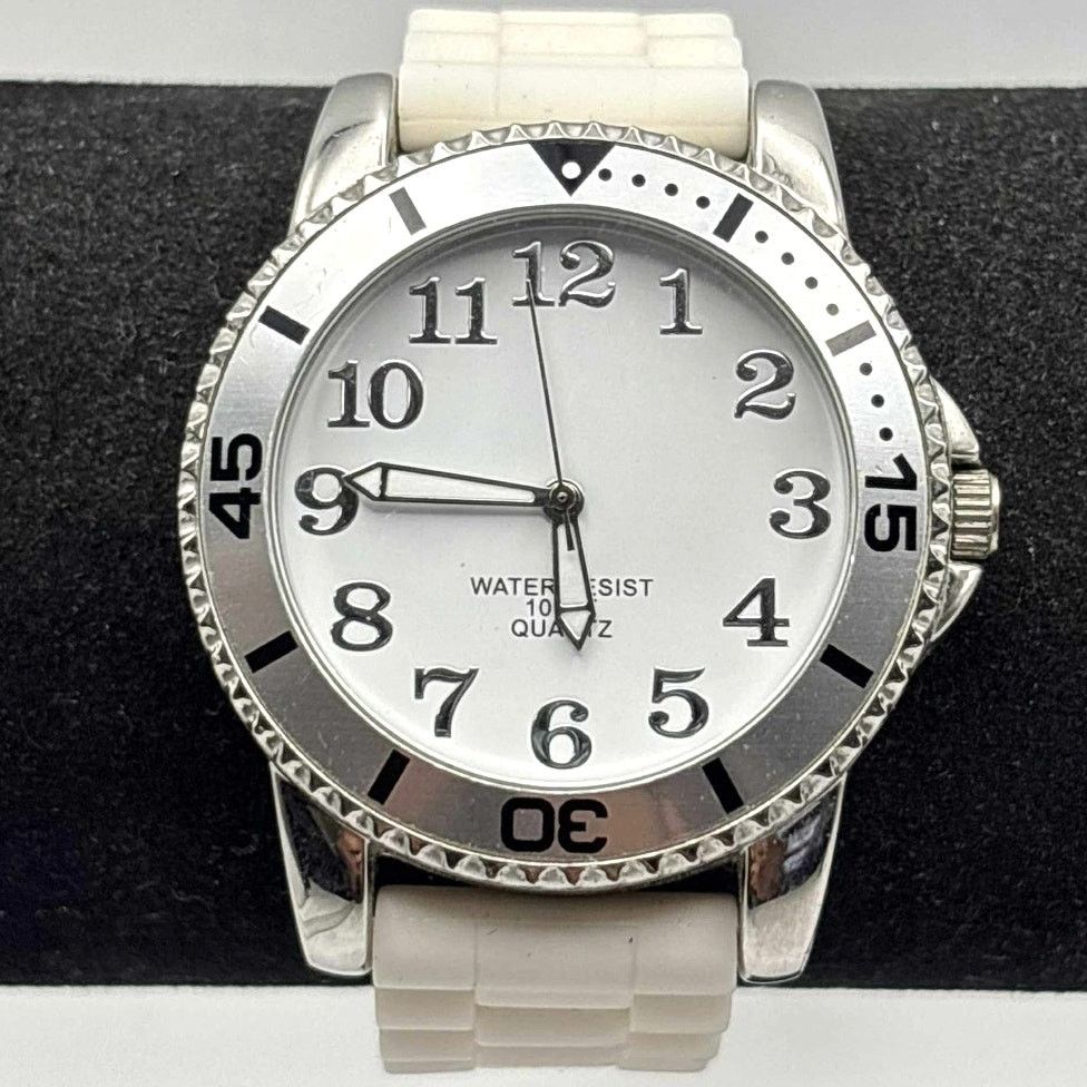 Other White & Silver Retro Men's Watch Size ONE SIZE - 2 Thumbnail