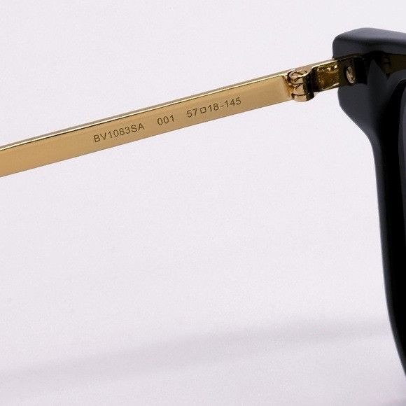 Bottega Veneta NEW BOTTEGA VENETA BV1083SA 001 WOMEN BLACK SQUARE SUNGLASSE Size ONE SIZE - 9 Thumbnail
