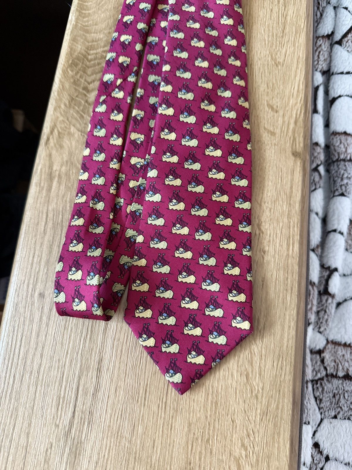 Hermes Vintage Hermes Tie Size ONE SIZE - 4 Thumbnail
