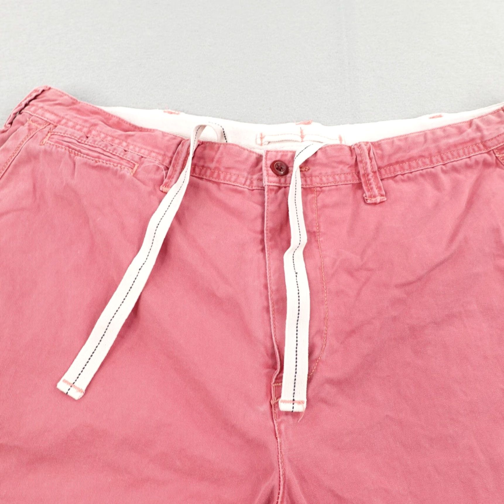 Polo Ralph Lauren VINTAGE Polo Ralph Lauren Shorts Mens 38 Pink Drawstring Chino Pony Utility Outdoor Casual 90s Mens Size US M / EU 48-50 / 2 - 2 Thumbnail