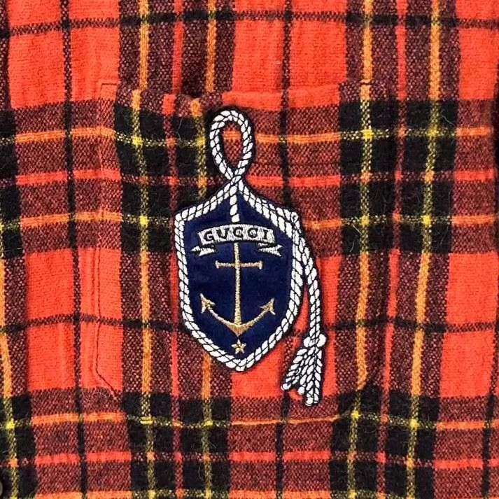 Gucci Gucci Logo plaid long coat 2506-Nextarrow Size US M / EU 48-50 / 2 - 4 Thumbnail