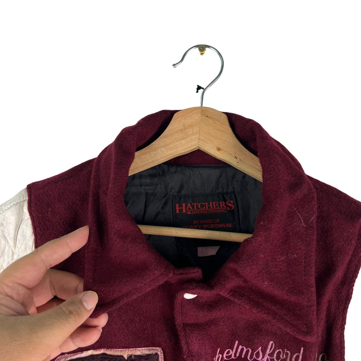 Vintage 🔥VINTAGE VARSITY JACKET HATCHERS SPORTSWEAR BOSTON USA Size US M / EU 48-50 / 2 - 9 Thumbnail