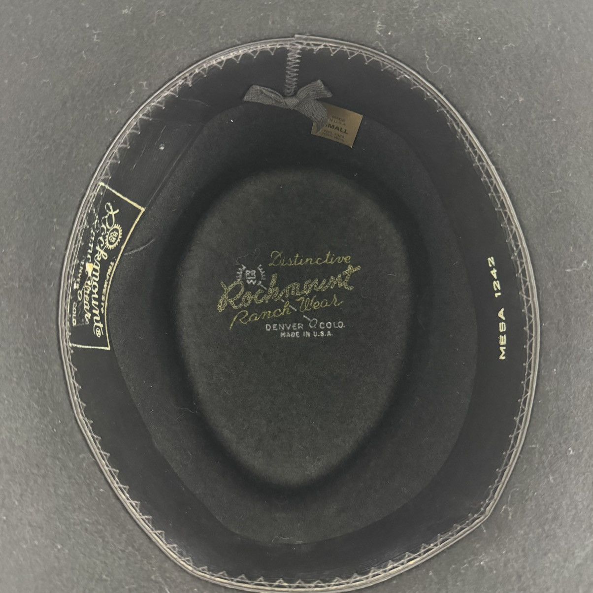 Rockmount Ranch Wear ROCKMOUNT RANCH WEAR Black Wool Concho Western Cowboy Hat Size ONE SIZE - 8 Thumbnail