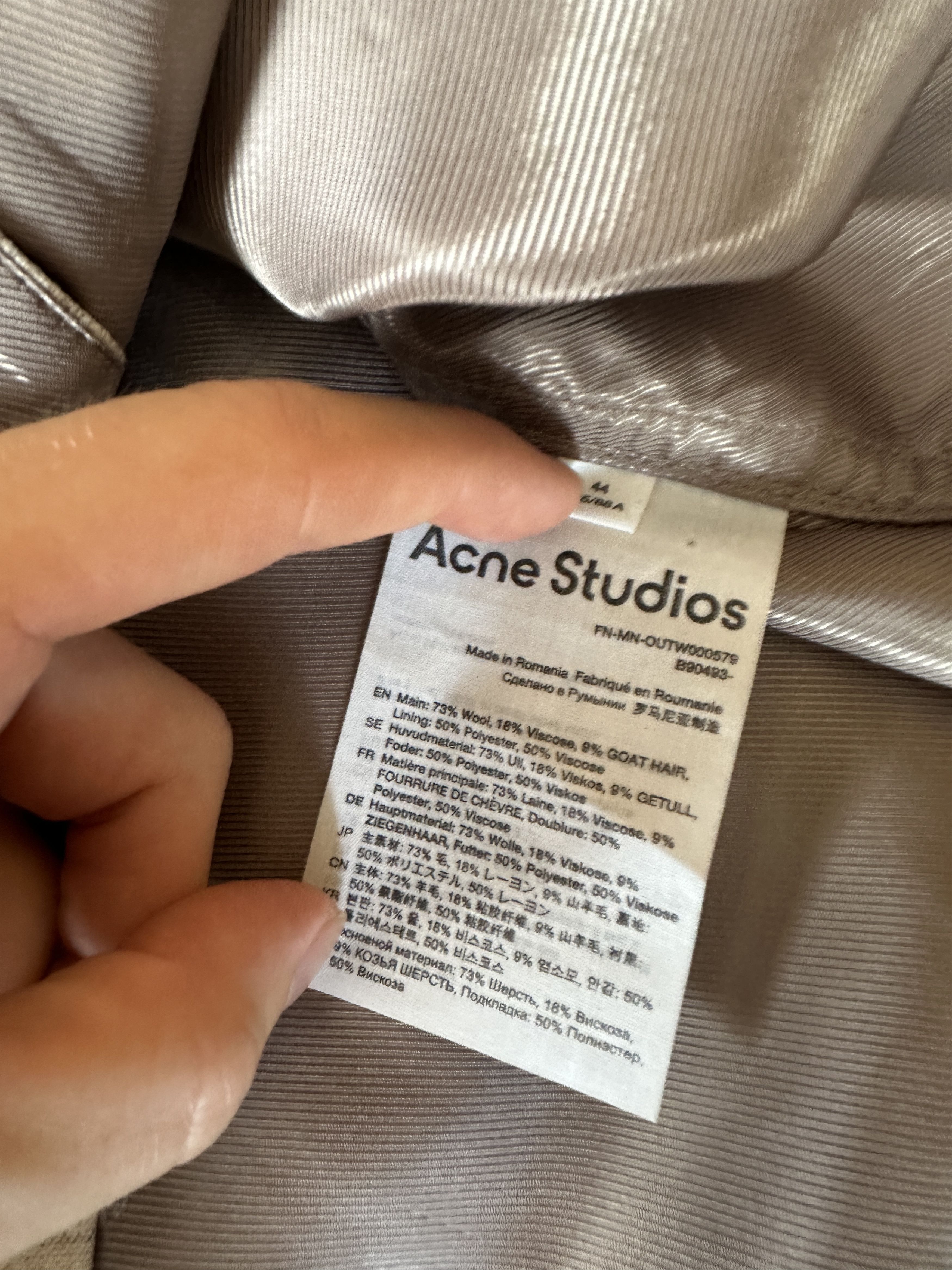 Acne Studios Acne Studios Wool Jacket Size US L / EU 52-54 / 3 - 7 Thumbnail