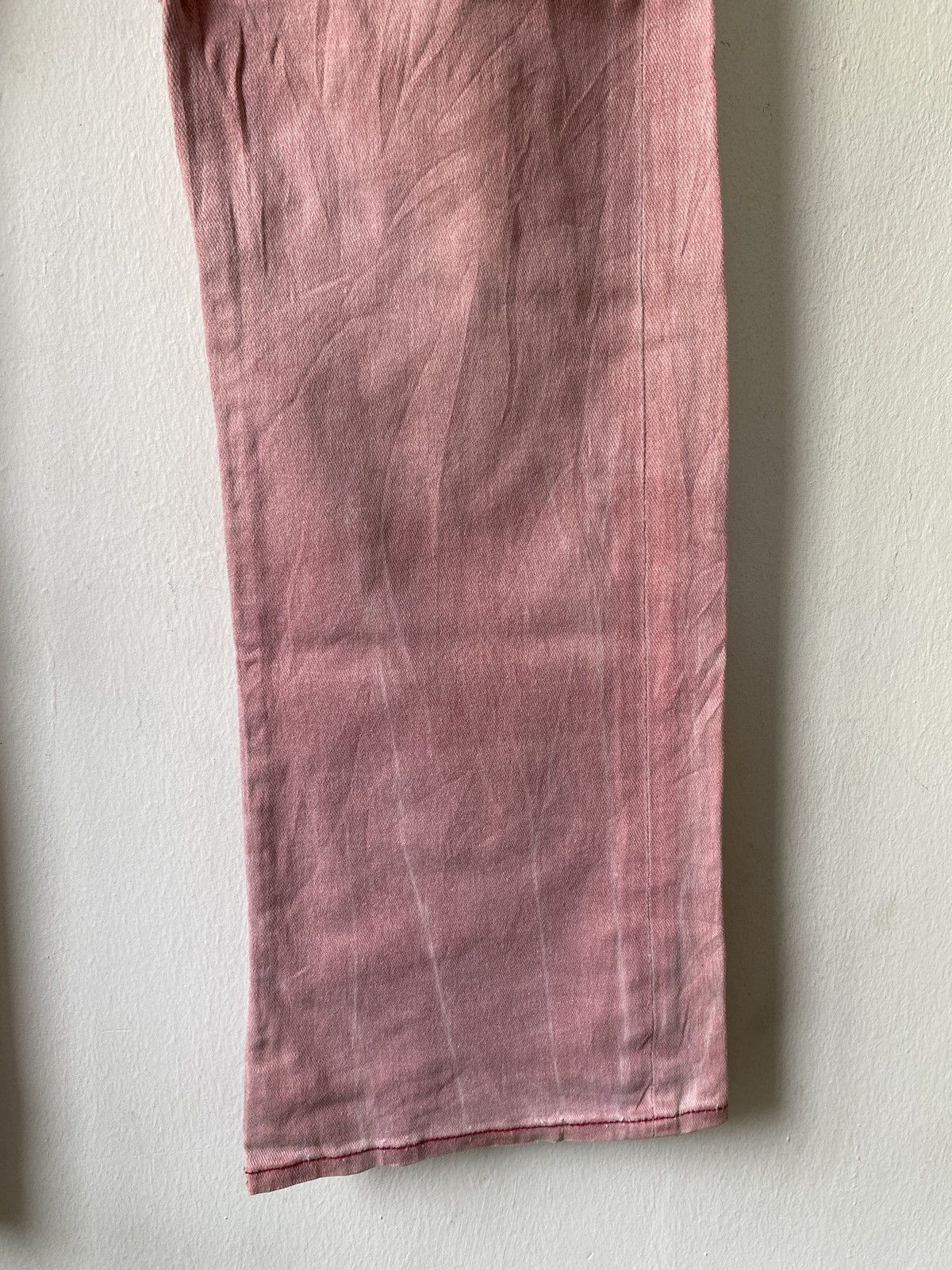 If Six Was Nine Japanese Brand Apestein Flare Distressed Denim Size US 31 - 5 Thumbnail