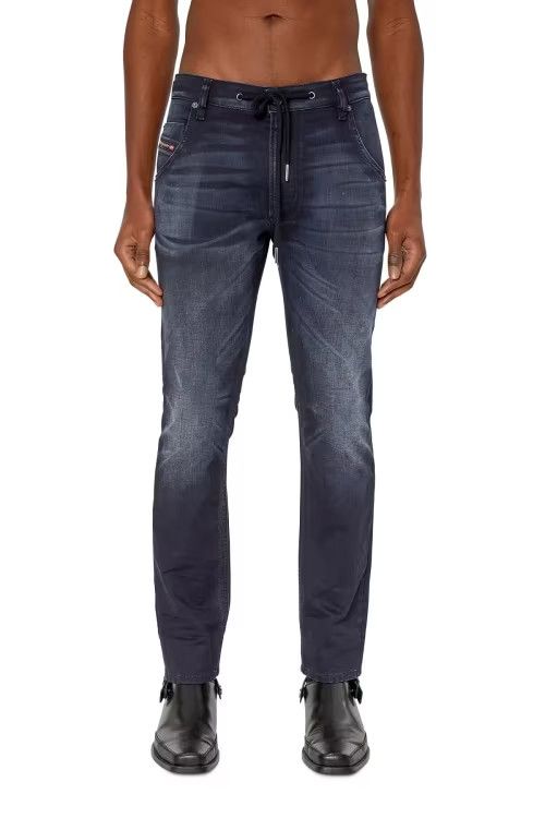 Diesel Diesel KROOLEY-Y-NE Gray Denim Sweat Jeans Men's Size US 28 / EU 44 - 1 Thumbnail