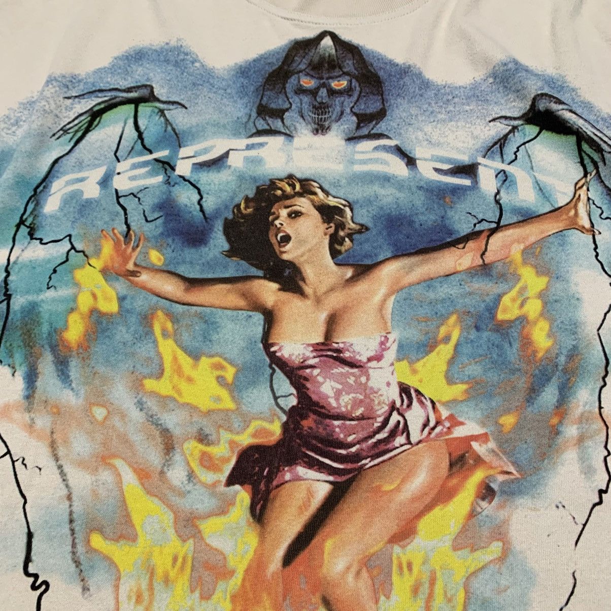 Represent Clo. Represent Medium Spirit Reaper Vintage White Tee Size US M / EU 48-50 / 2 - 3 Thumbnail