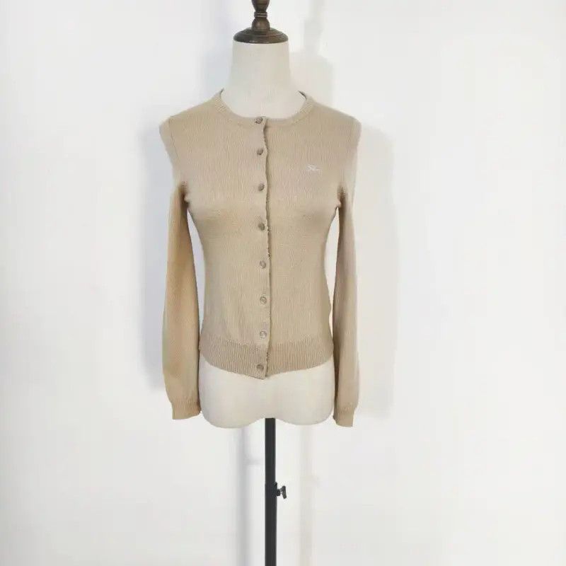 Burberry Women's Khaki Wool Cardigan