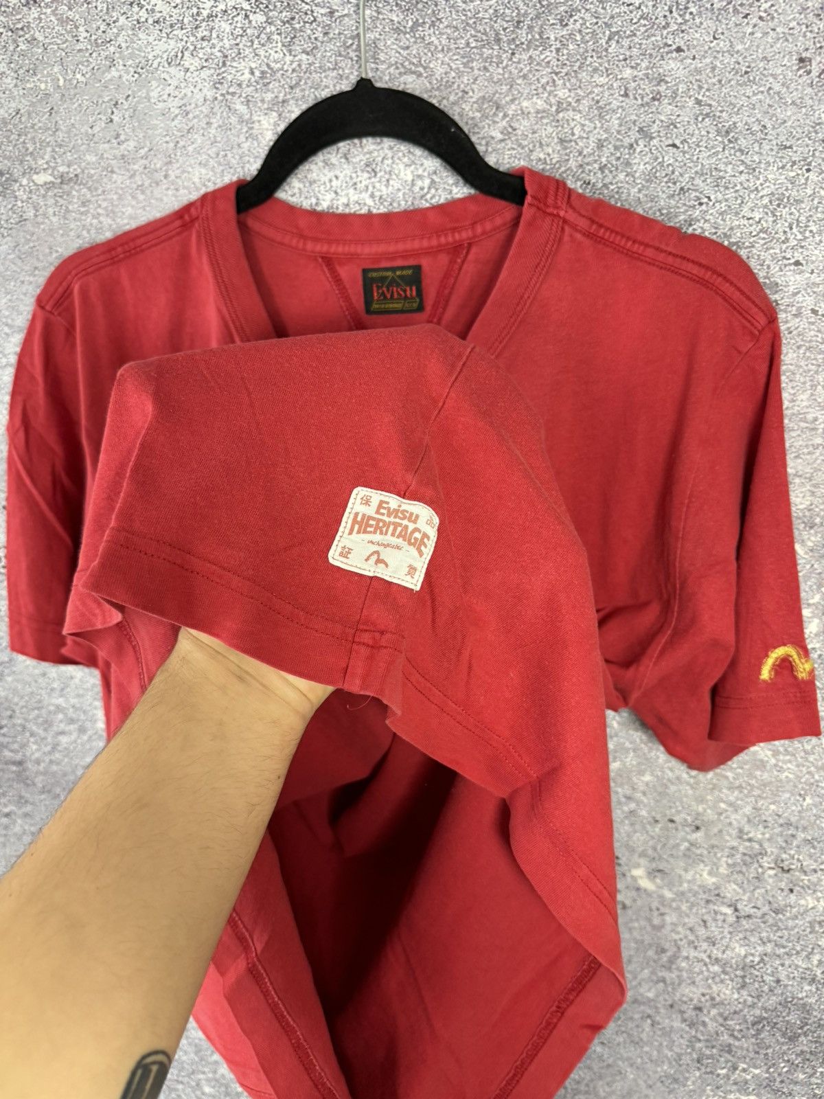 Evisu × Japanese Brand × Vintage Vintage Evisu Big logo tee y2k 90’s L size Size US L / EU 52-54 / 3 - 11 Thumbnail