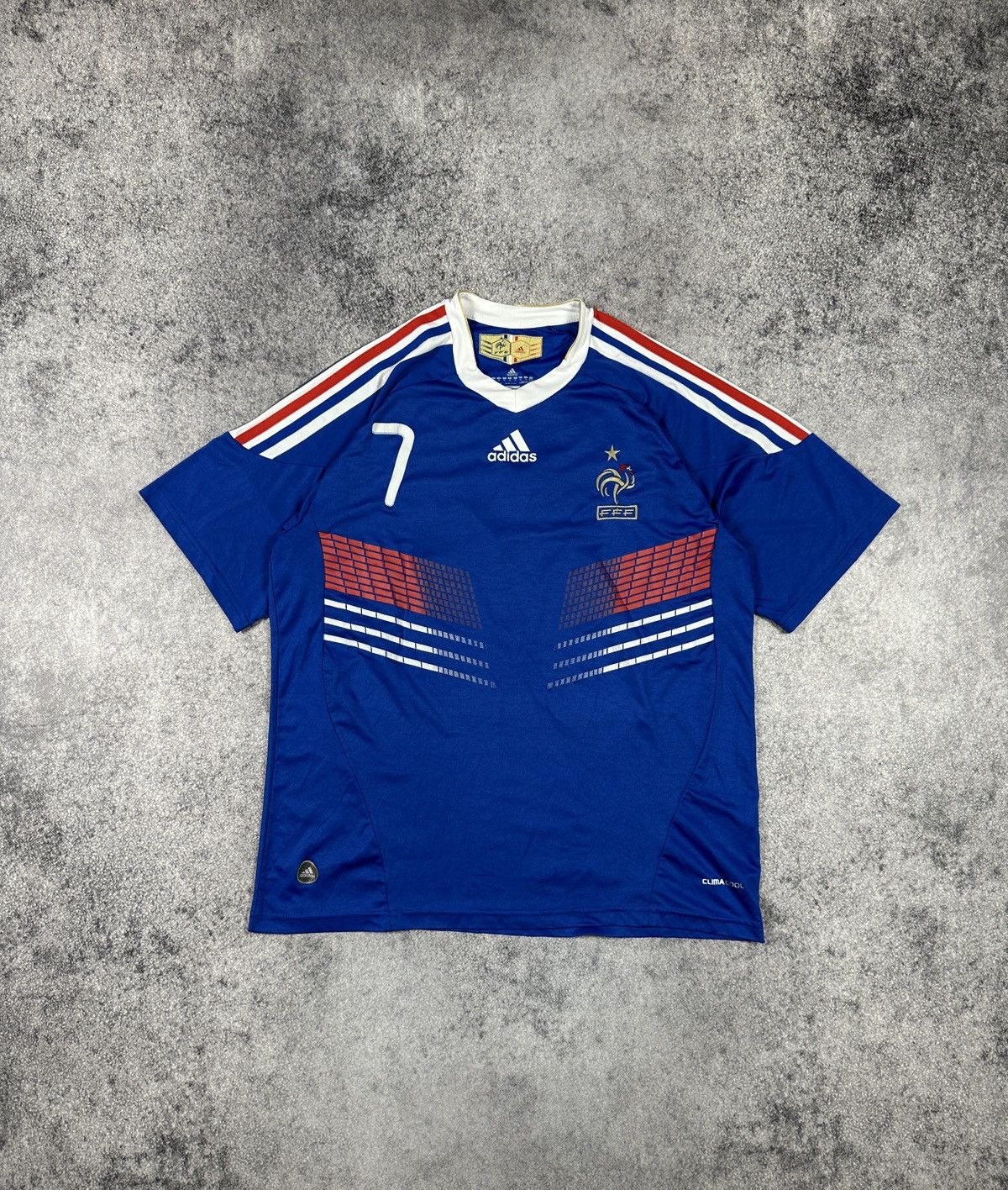 Vintage Vintage Adidas France 7 Ribery Soccer Jersey Style XL Rare Size US XL / EU 56 / 4 - 1 Thumbnail