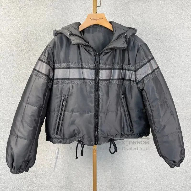 Dior Dior Gray Polyester Women's Puffer Jacket . Size S / US 4 / IT 40 - 1 Thumbnail