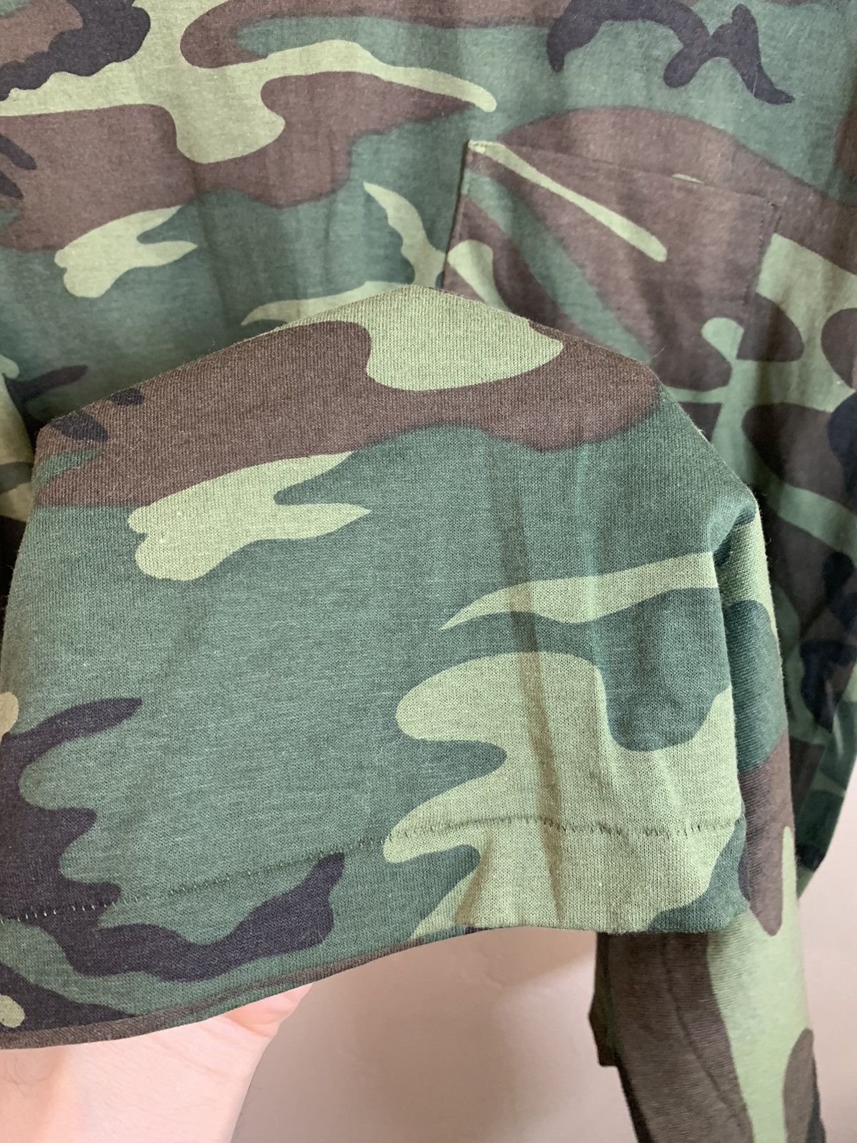 Vintage RARE* Vintage 70’s Camo Camoflage Single Stitch Pocket Shirt Size US XL / EU 56 / 4 - 5 Thumbnail