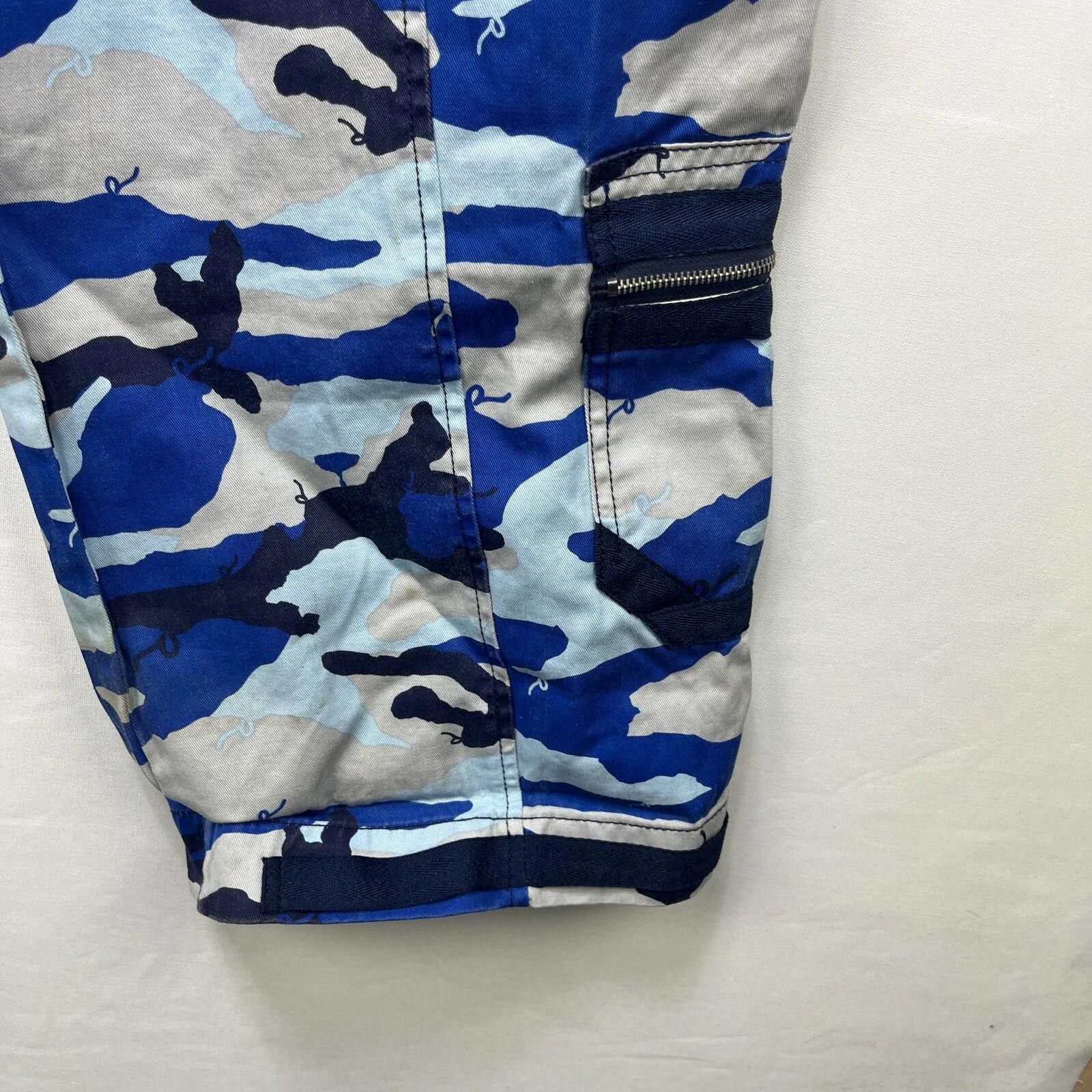 Rocawear Vintage Y2K Rocawear Blue Camo Baggy Pants Skater Waist 30 Size US 30 / EU 46 - 4 Thumbnail