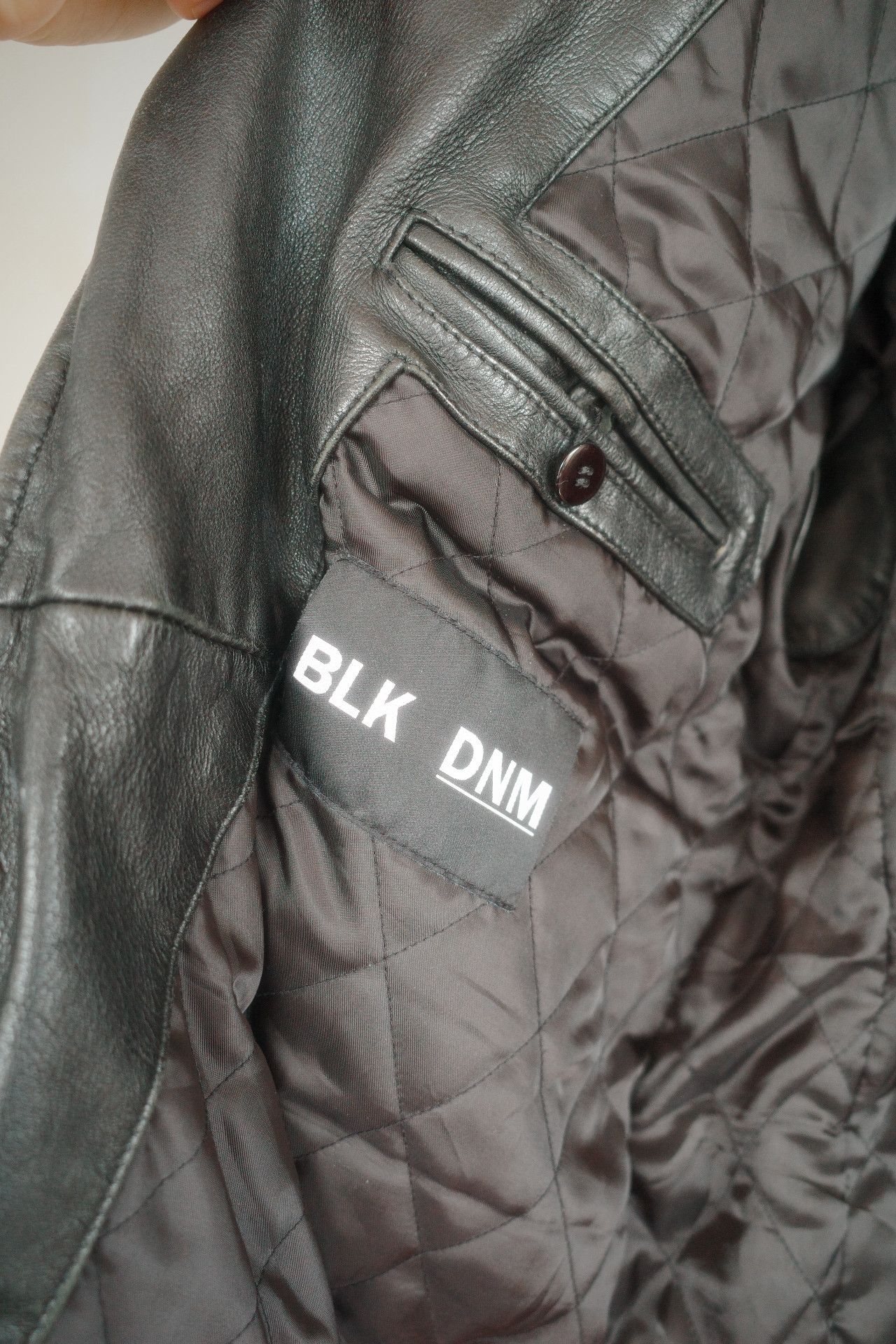 Blk Dnm LEATHER JACKET 5 Size US M / EU 48-50 / 2 - 7 Thumbnail