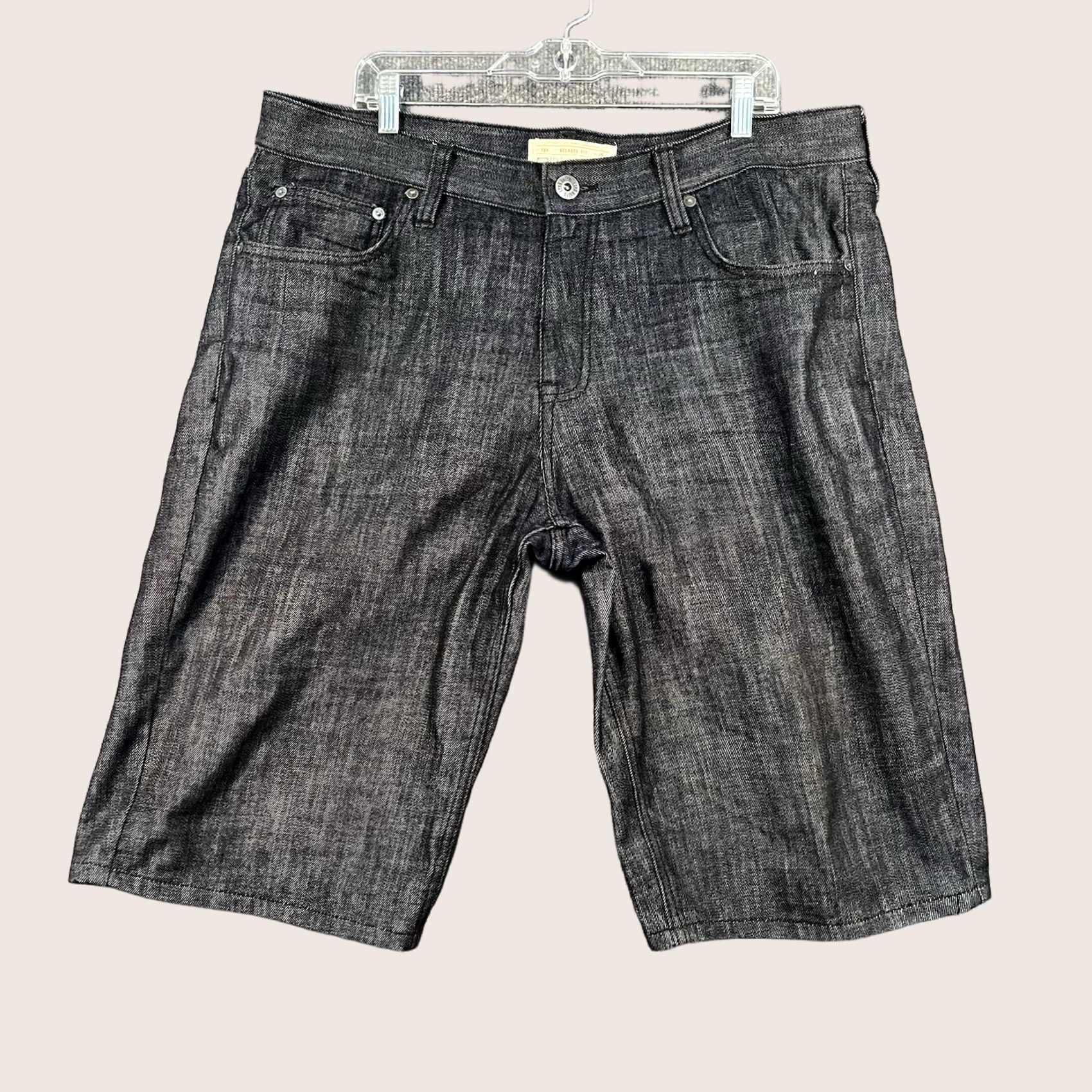Ecko Unltd. Ecko Unltd Shorts Bermuda Mens W36 Black Denim Jorts Baggy Fit 90s Y2K Skate Streetwear Size US 36 / EU 52 - 1 Thumbnail
