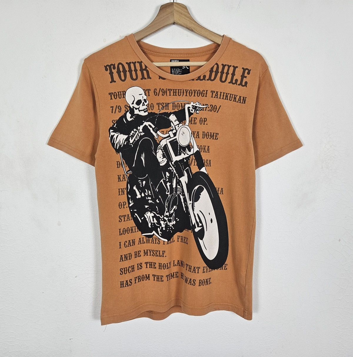 PPFM PPFM Skeleton Motorcycle Ride tee shirt Size US M / EU 48-50 / 2 - 2 Thumbnail