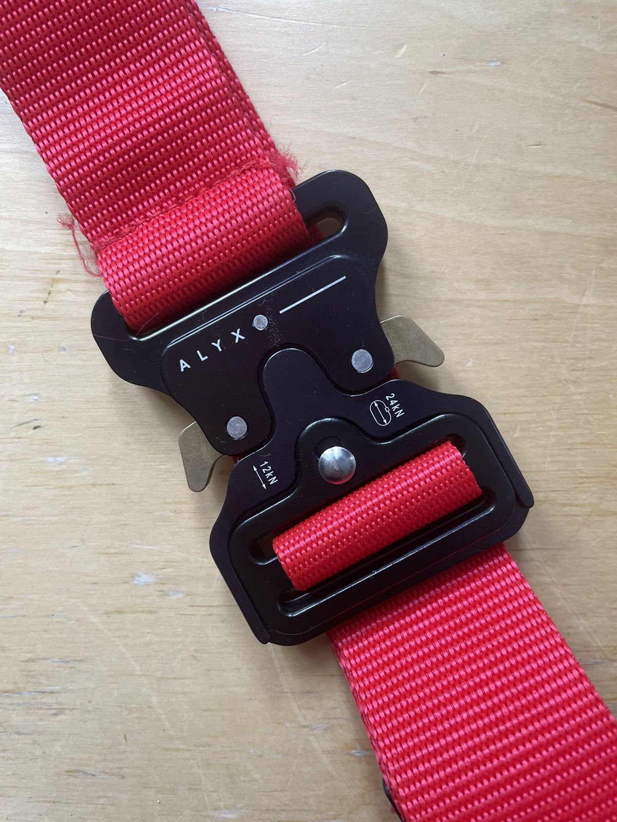 Alyx Alyx Rollercoaster Belt - Red/Black