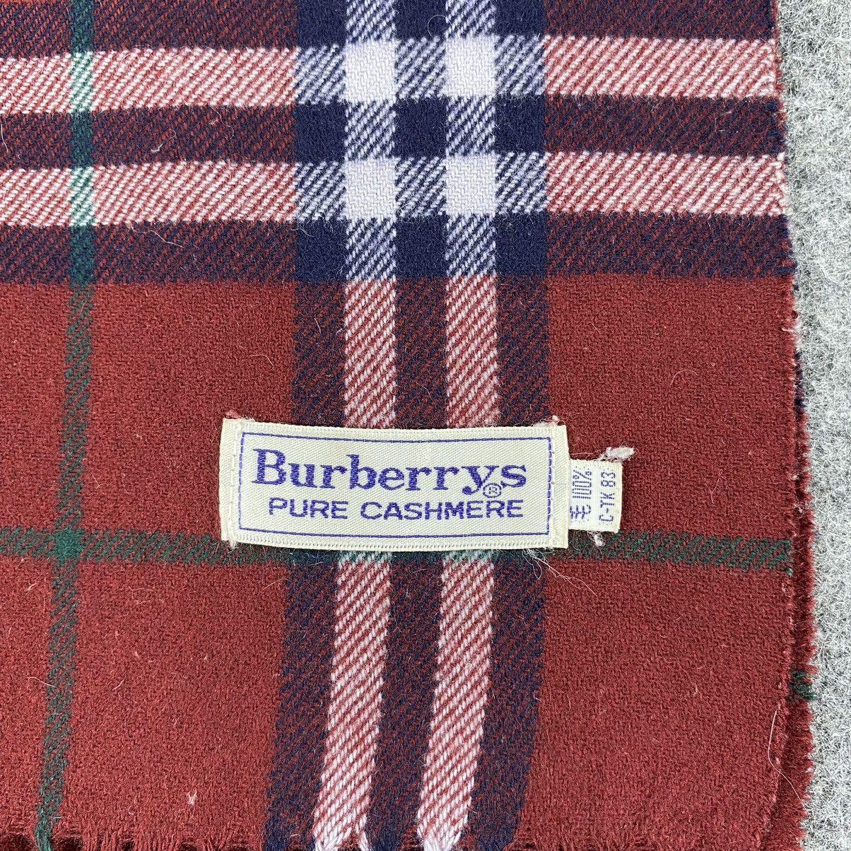Burberry × Vintage Burberrys Scarf D137 # Muffler # Neckwear # Size ONE SIZE - 2 Thumbnail