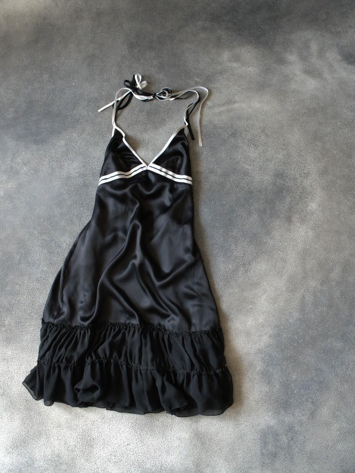 Alexander McQueen 1990ʼs Alexander McQueen Silk / Satin Slip Dress Open Back Size XS / US 0-2 / IT 36-38 - 6 Thumbnail