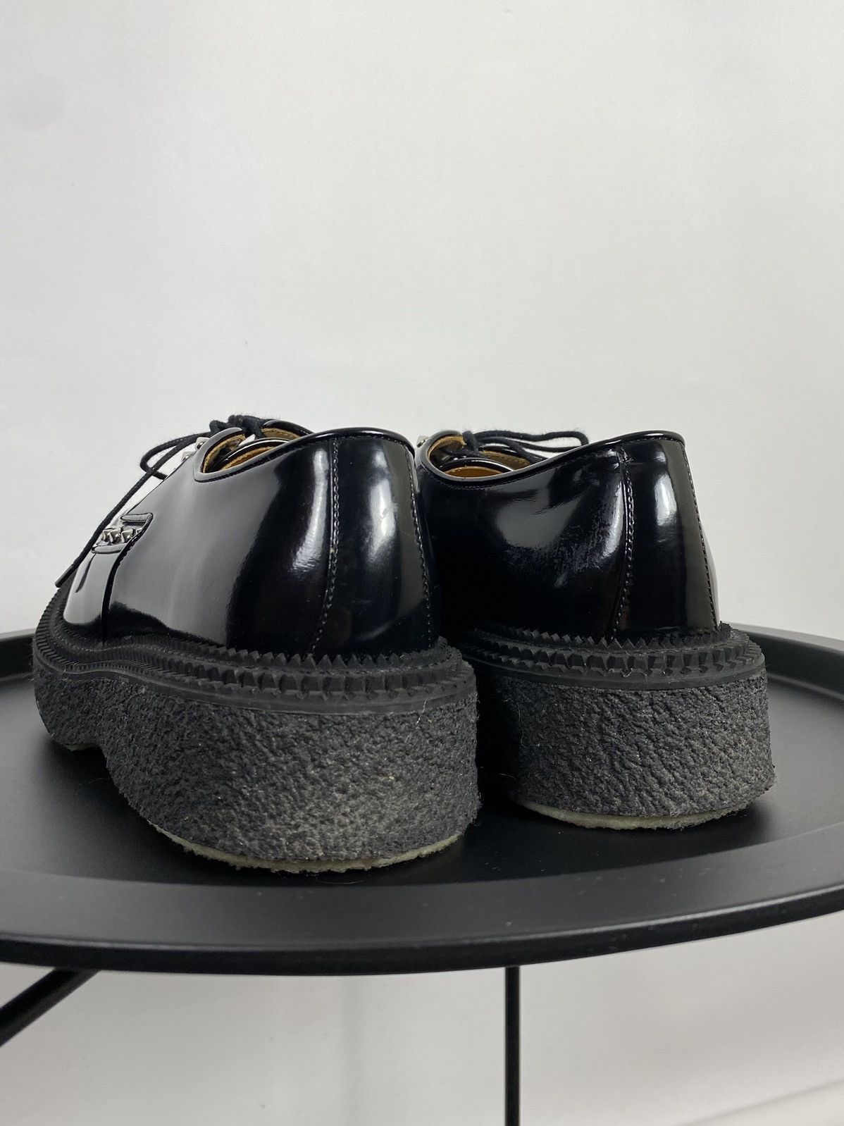 H&M GIAMBATTISTA VALLI x H&M Black Creeper Shoes Loafers Size US 8.5 / EU 41-42 - 13 Thumbnail