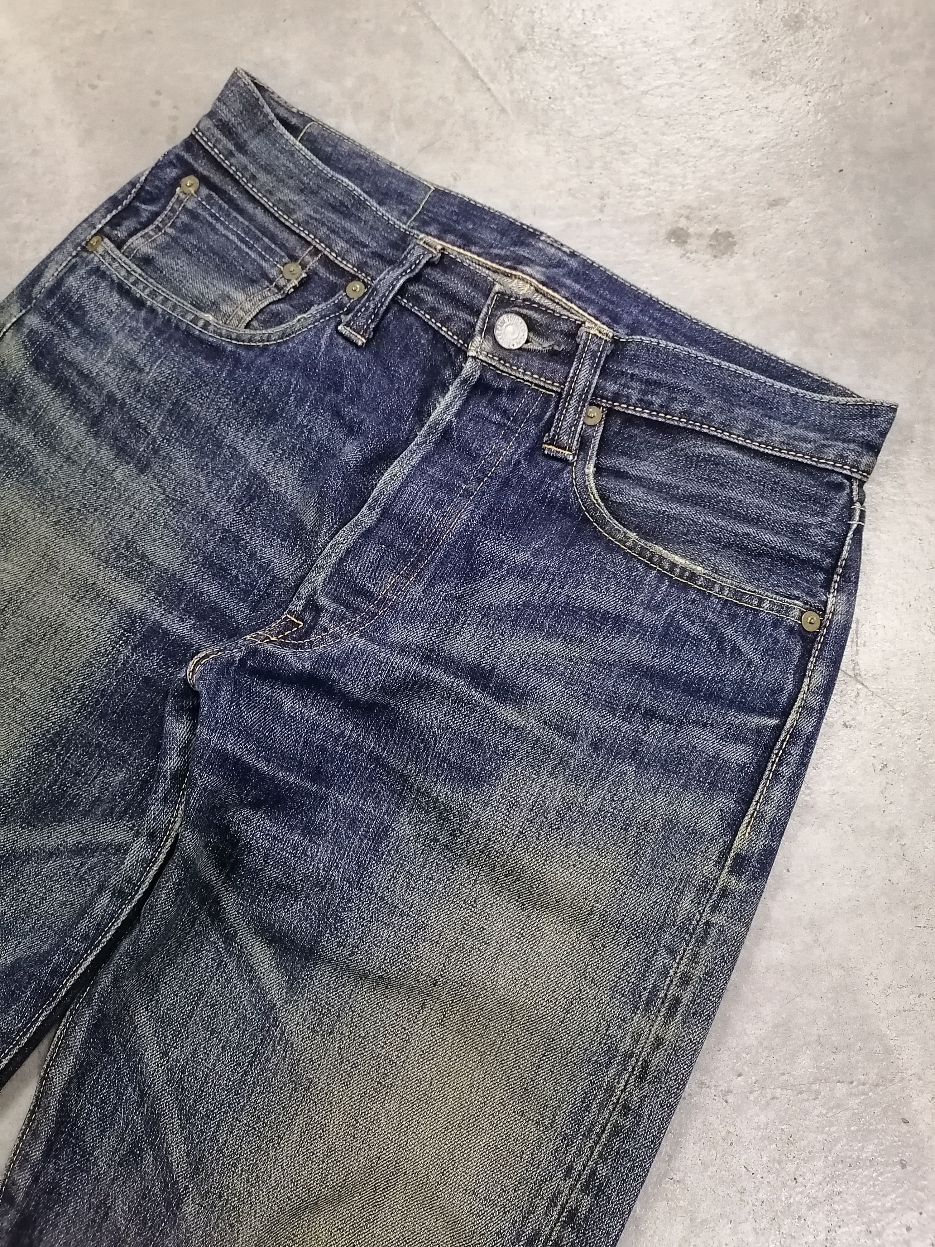 Japanese Brand × Sugar Cane Sugar Cane Lot 1947 Selvedge Distressed Denim Short Pants Size US 30 / EU 46 - 3 Thumbnail