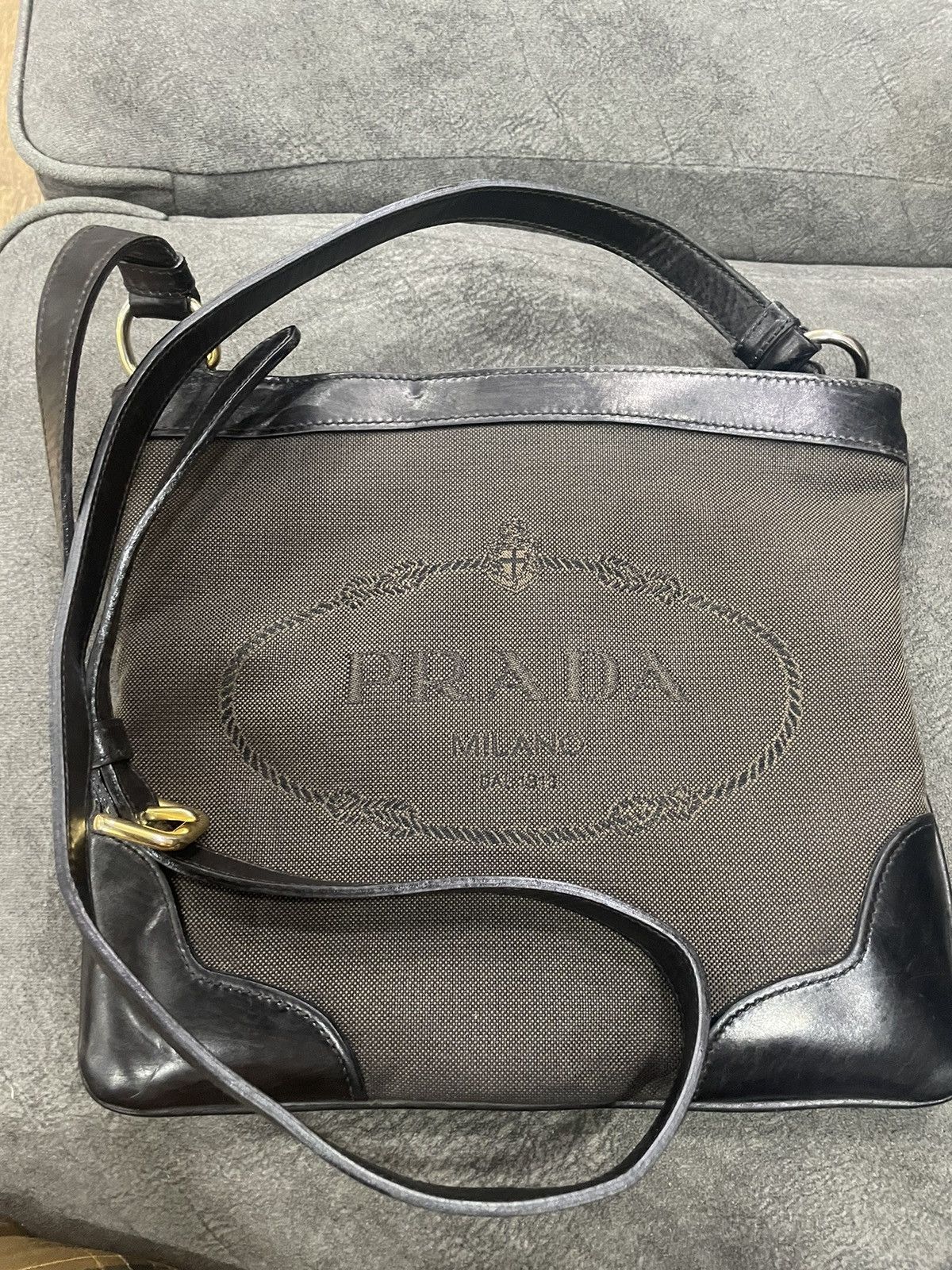 Prada Authentic PRADA Nylon Shoulder Bag Size ONE SIZE - 18 Thumbnail