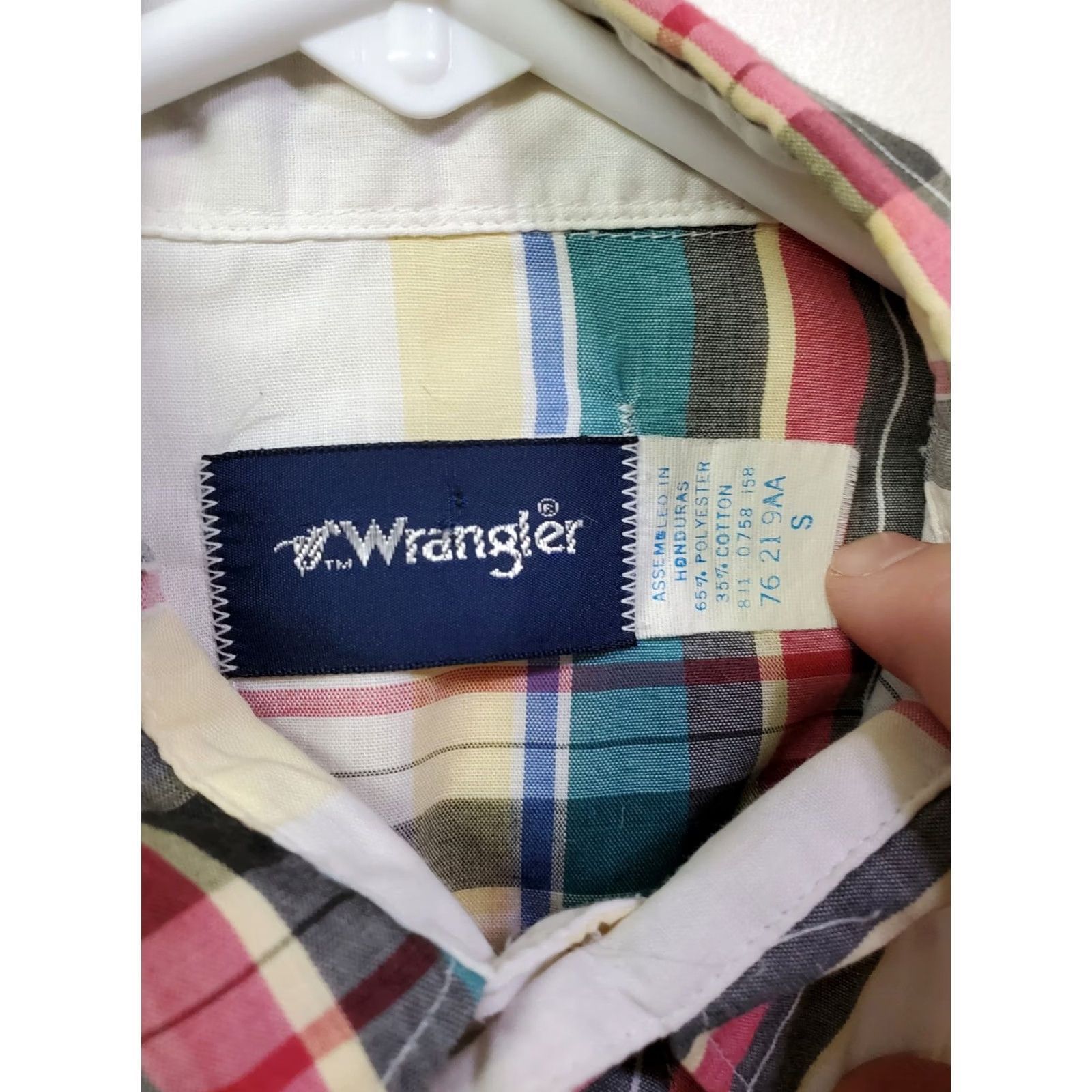 Wrangler VINTAGE Wrangler Western Shirt Men’s Small Short Sleeve Pearl Snap Pockets Size US S / EU 44-46 / 1 - 2 Thumbnail