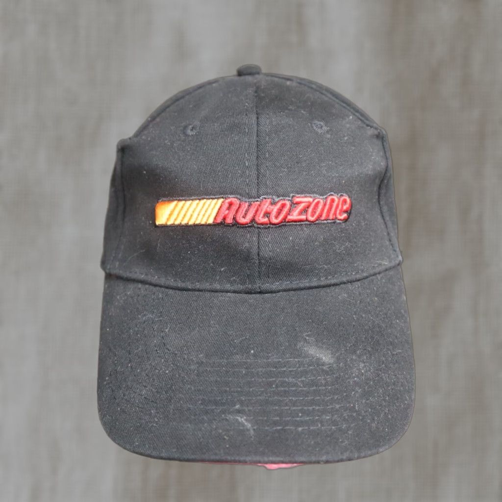 Vintage AutoZone Embroidered Cap Baseball Hat Adjustable Black Unisex Adults Strapback Hat Size ONE SIZE - 1 Thumbnail